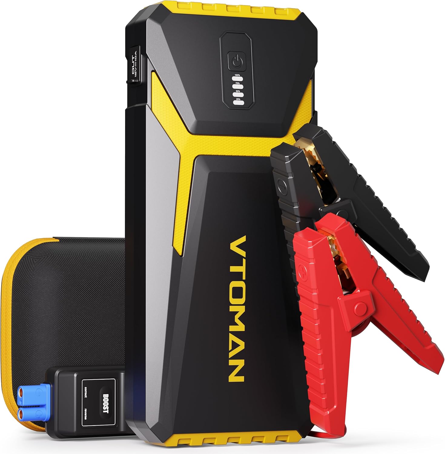 VTOMAN V10 Pro 4500A Jump Starter, Portable Car Starter (All Gas, 10.0L Diesel E...