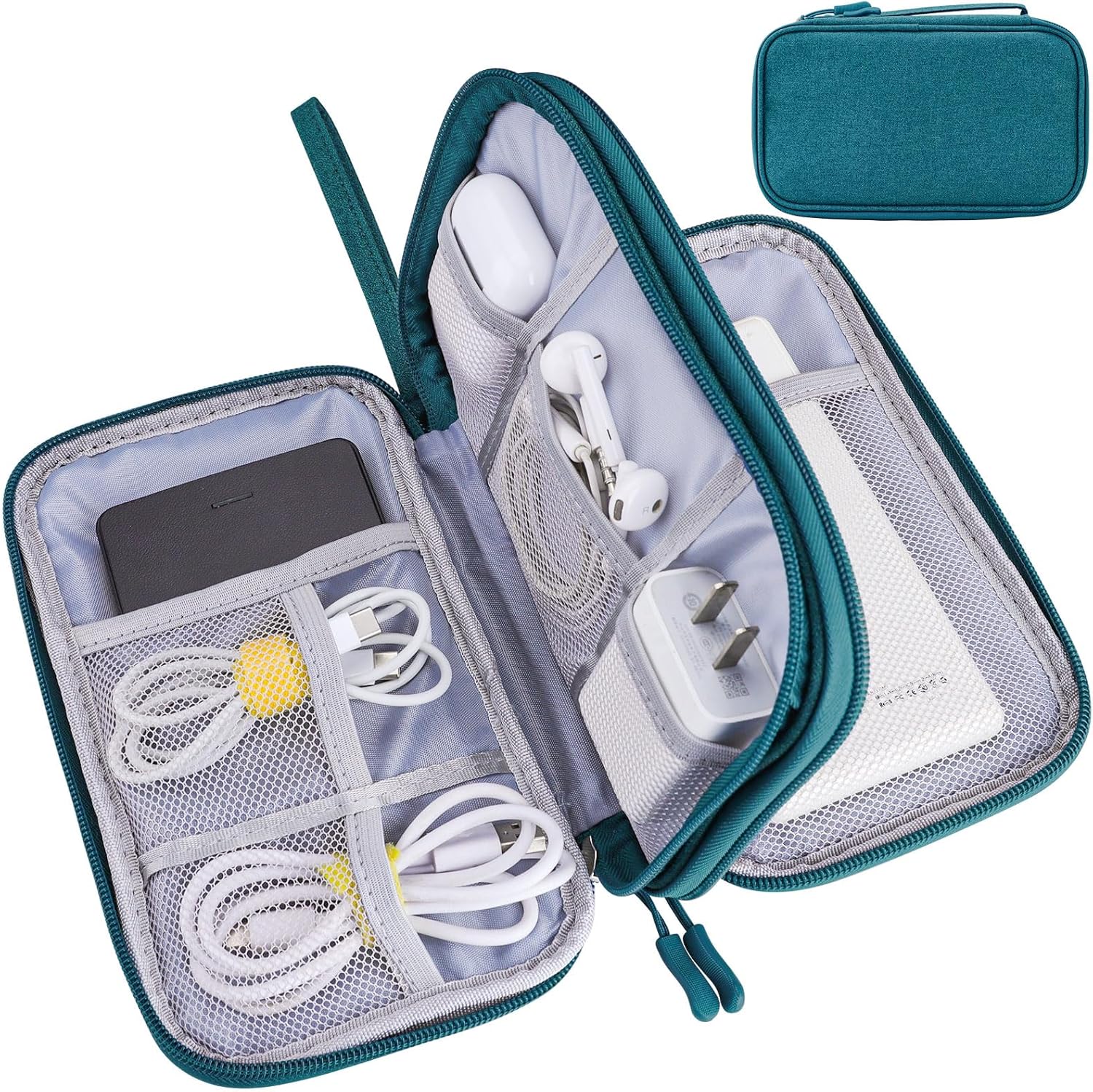 Teskyer Travel Organiser Bag, Electronics Travel Organizer, Waterproof, Cable Or...