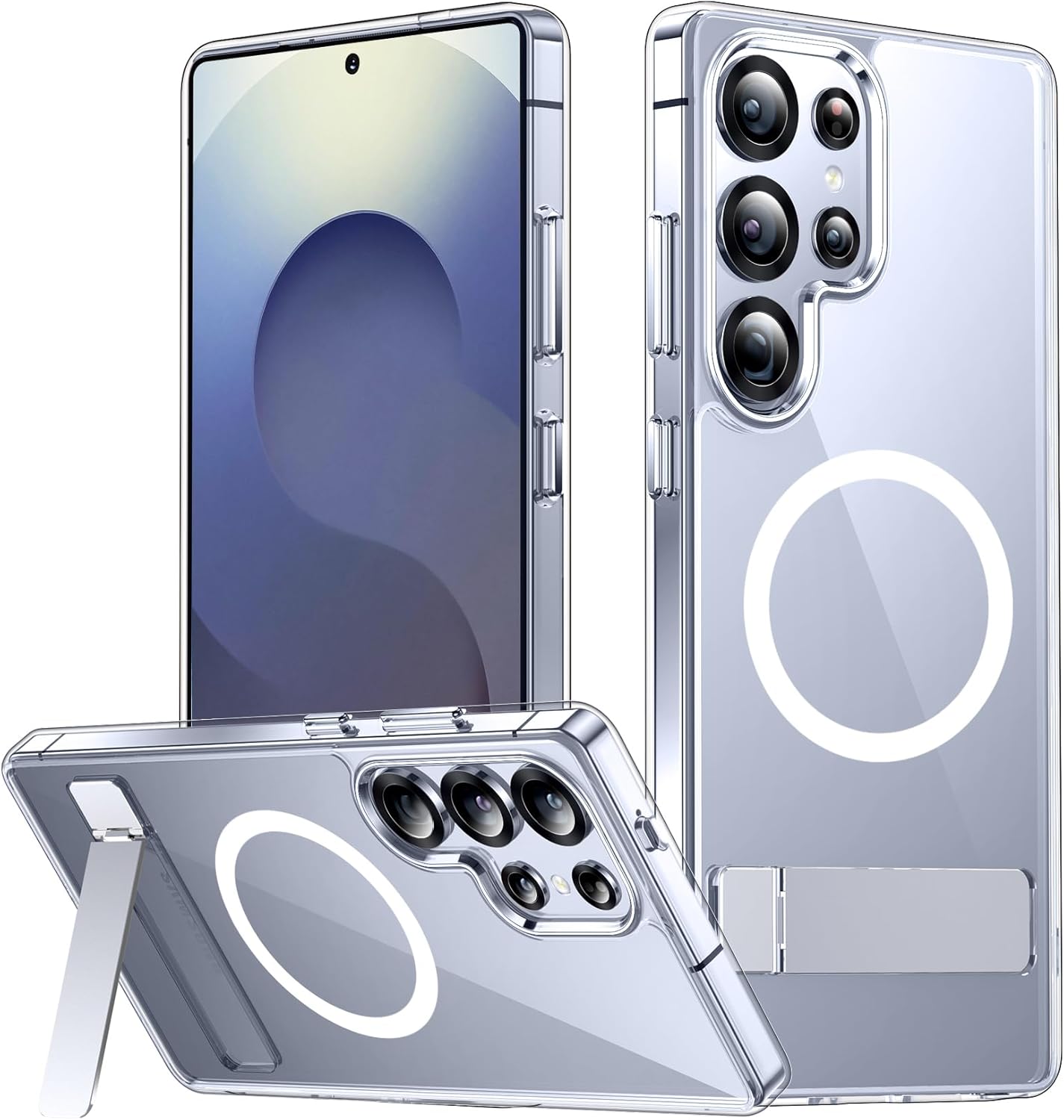 SPIDERCASE Magnetic for Samsung Galaxy S25 Ultra Case, [3 Stand Ways][ Military...