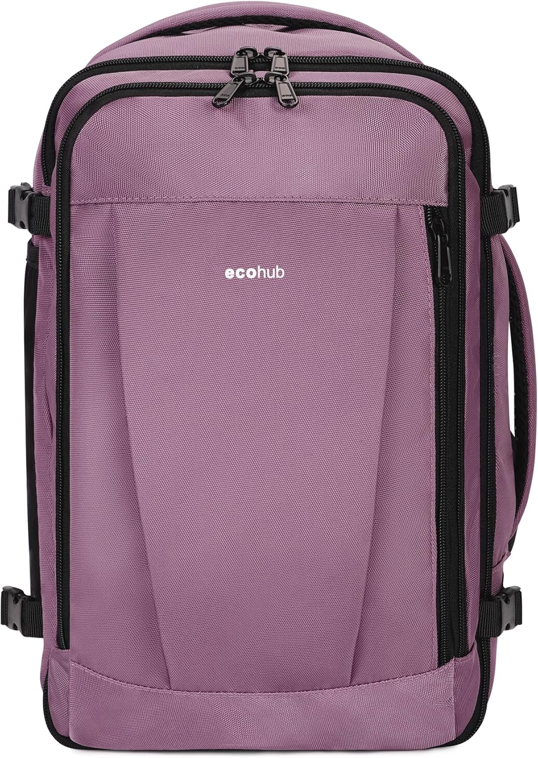 ECOHUB Ryanair Cabin Bag 40x20x25 Underseat Travel Bag 9 Pockets Hand Luggage Ba...
