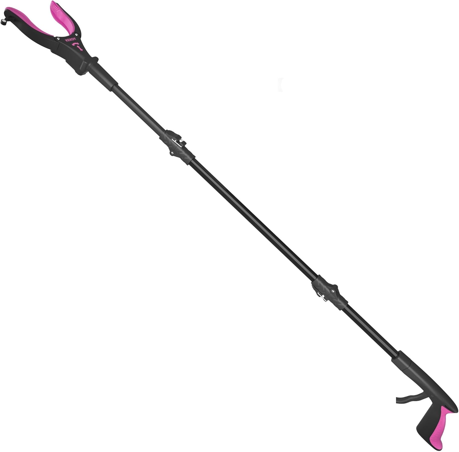 Kekoy 44'' Grabber Reacher Tool with Light, Extra Long Litter Pickers for Adults...