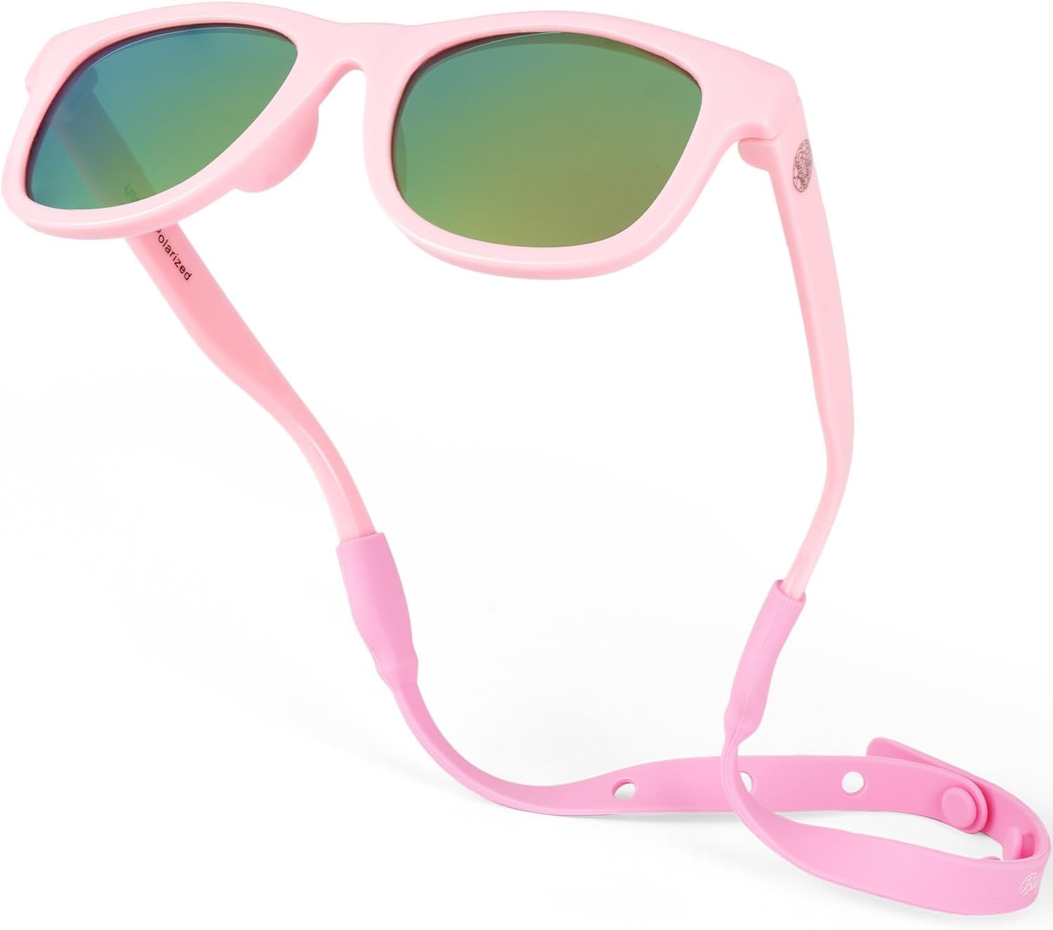 Polarized Baby Sunglasses With Strap - Unbreakable Flexible Infant Sunglasses Fo...