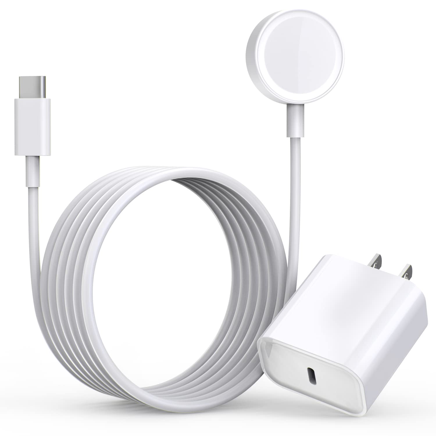 Fast Charger for Apple Watch Charger, USB C 20W iPhone Watch Charger Plug Adapte...