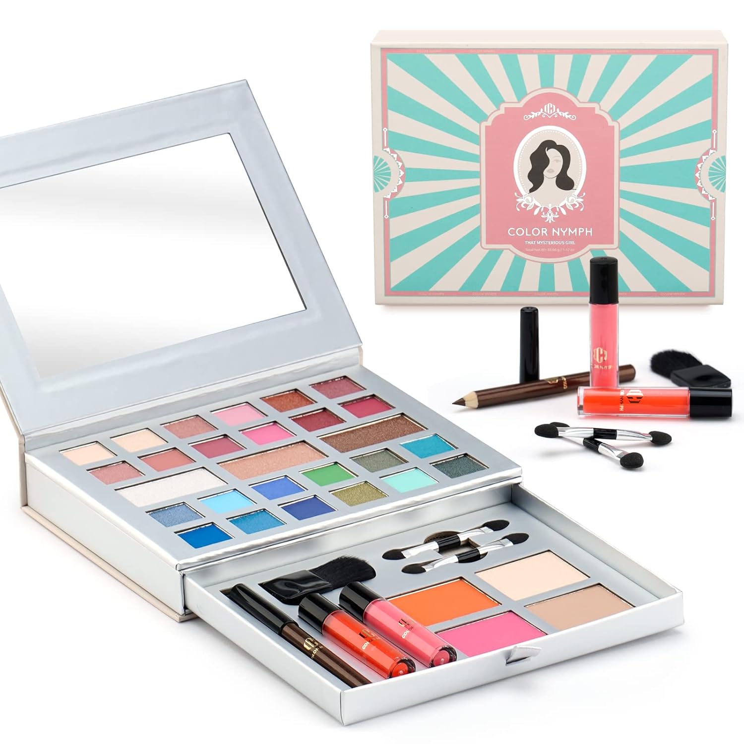 Color Nymph All-in-One Makeup Kit - Perfect for Women, Teens, and Beginners! Unl...