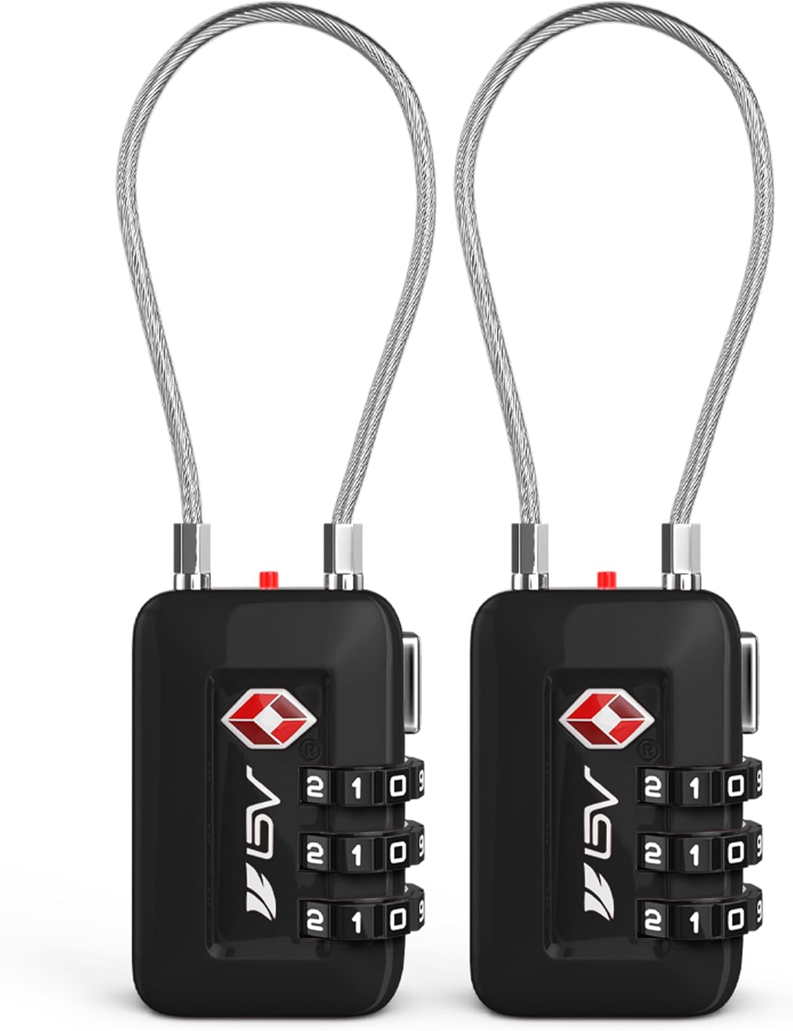 TSA Accepted Luggage Travel Lock, Set-Your-Own Combination Lock for School Gym L...