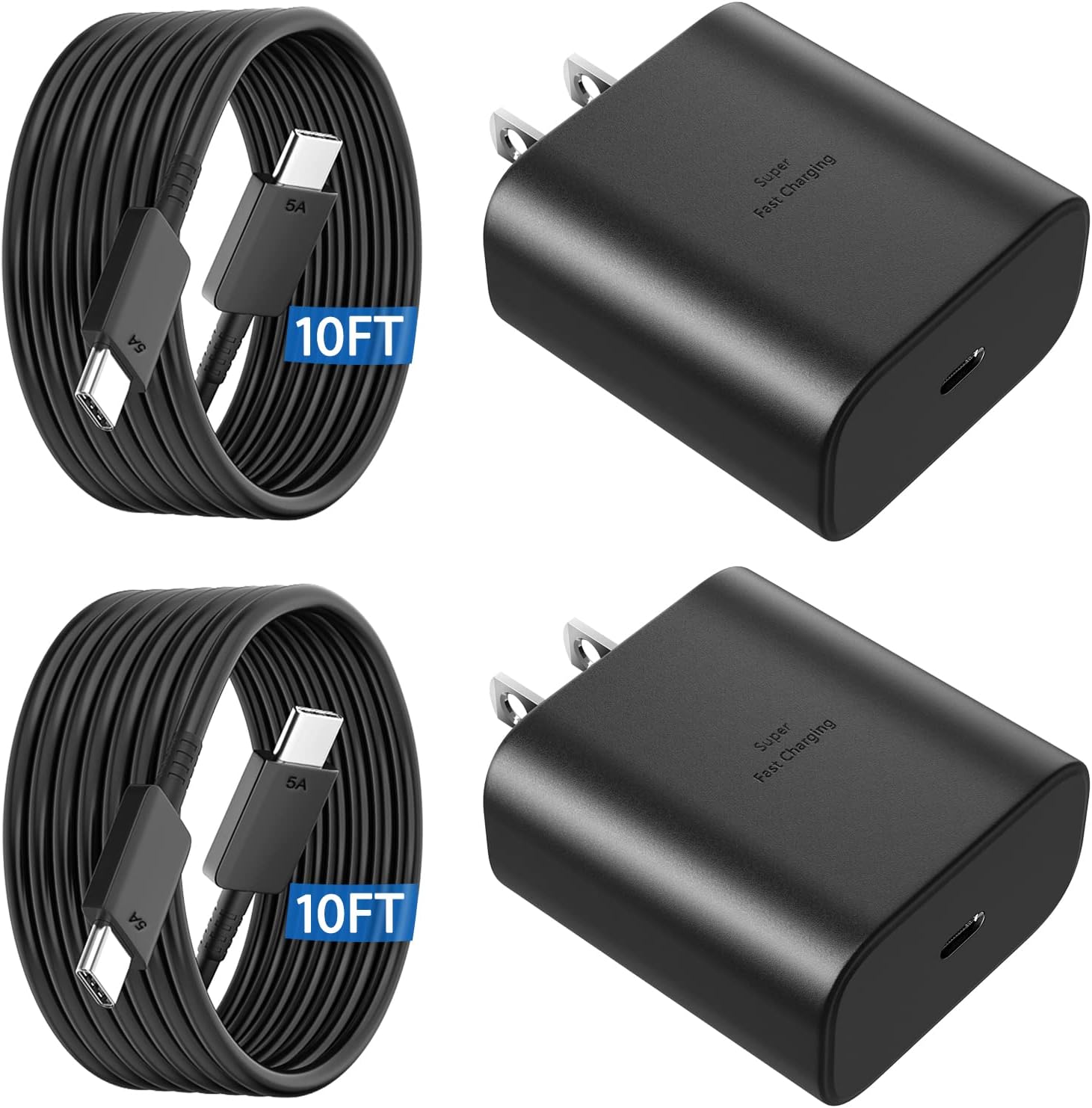 45W Samsung Super Fast Phone Charger, USB C Fast Charger Samsung Charger Fast Ch...