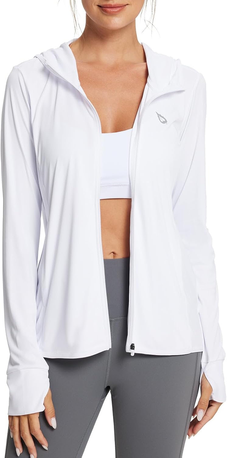 BALEAF Women's UPF 50+ Sun Protection Shirts SPF Jacket UV Cooling Hoodie Long S...