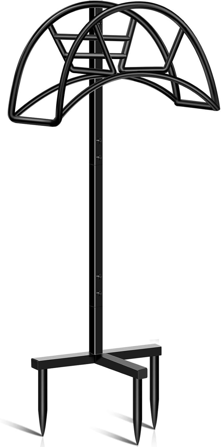 TomCare Garden Hose Holder Detachable Metal Water Hose Holder Hose Hanger Heavy...