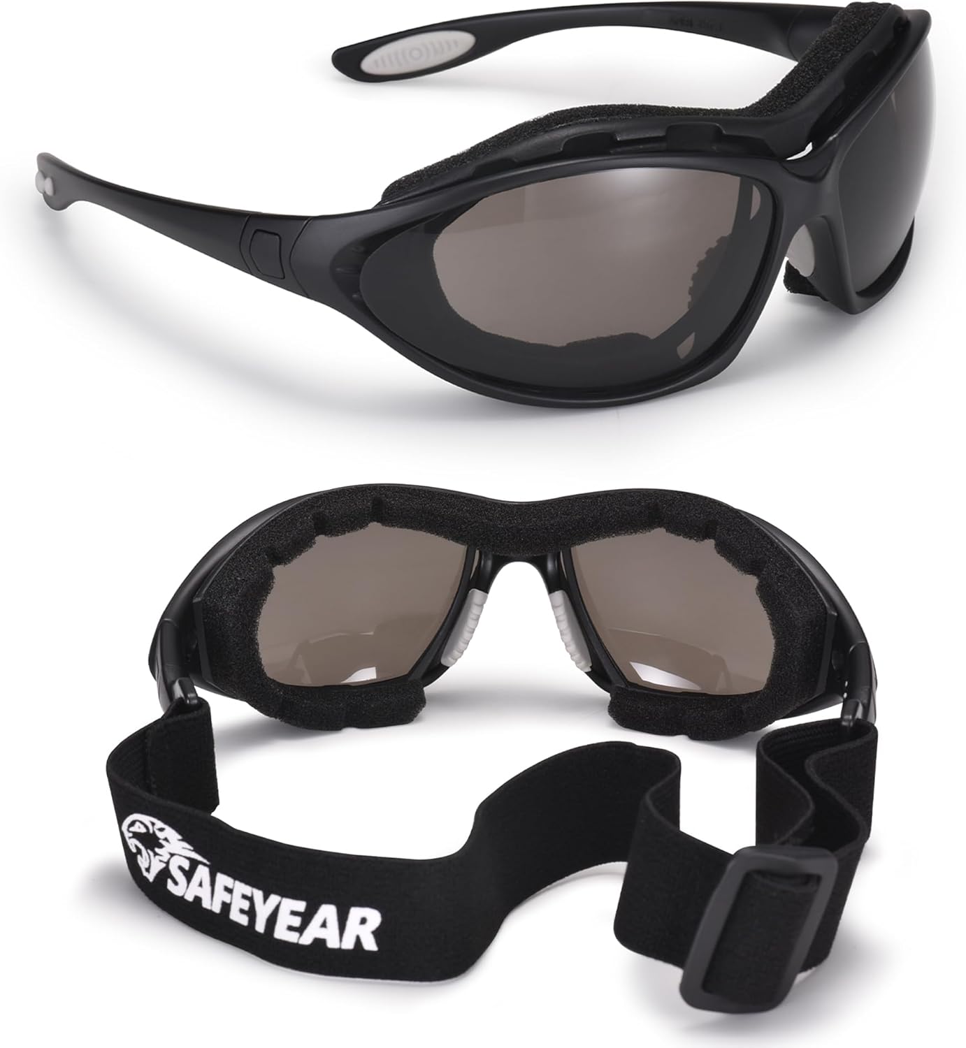 SAFEYEAR Anti-fog Safety Goggles [EN166]- SG002 Anti Scratch Safety Glasses With...