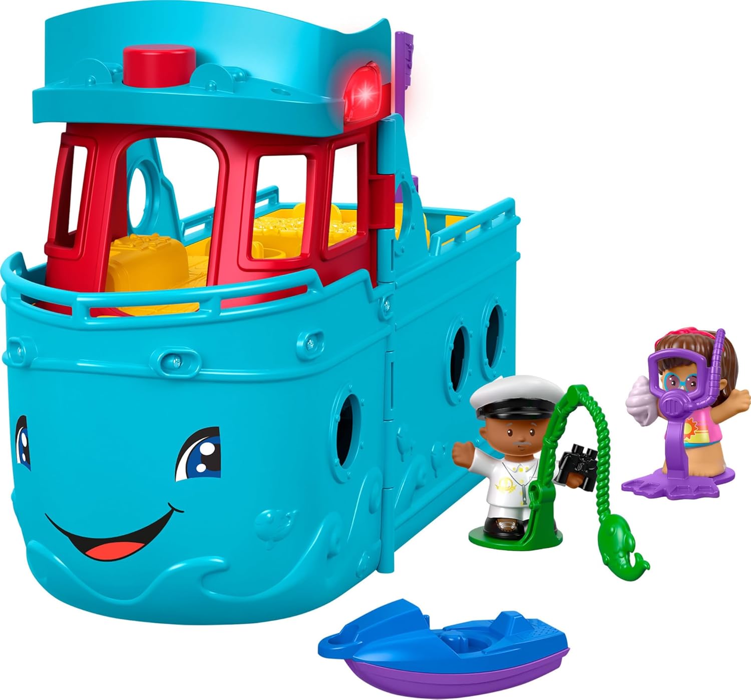Fisher-Price Little People Toddler Toy Travel Together Friend Ship Musical Plays...
