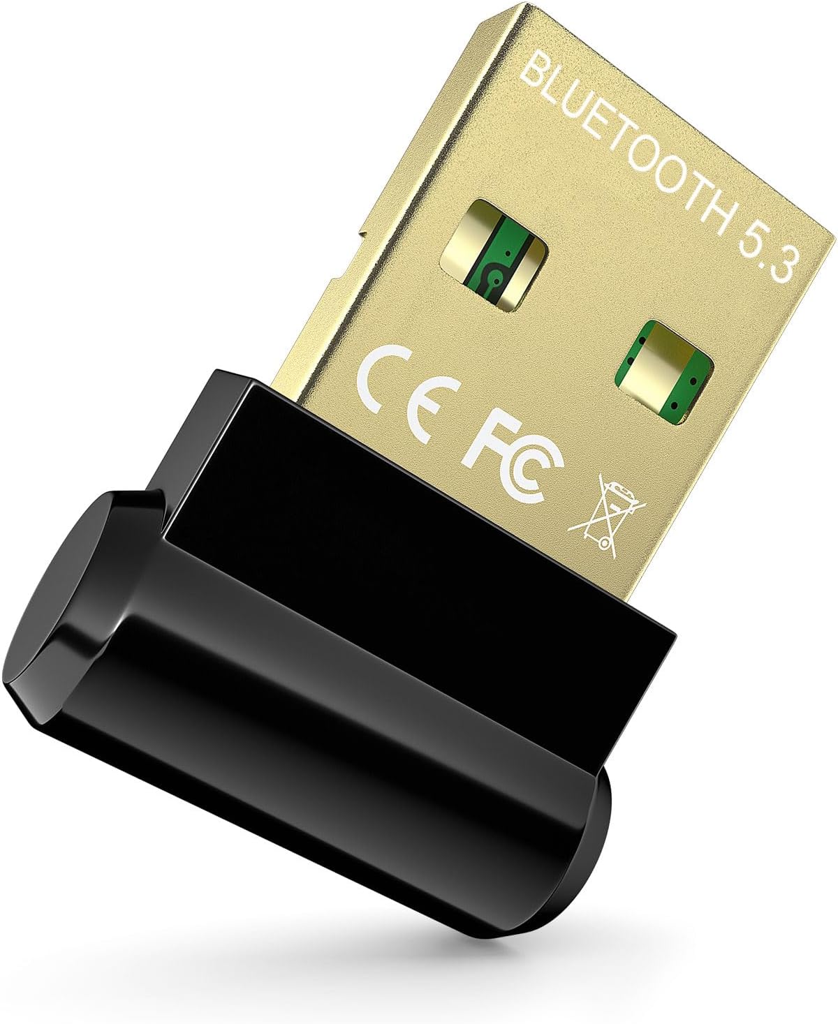 Bluetooth Adapter for Desktop PC, Plug & Play USB Mini 5.3 Bluetooth EDR Dongle...