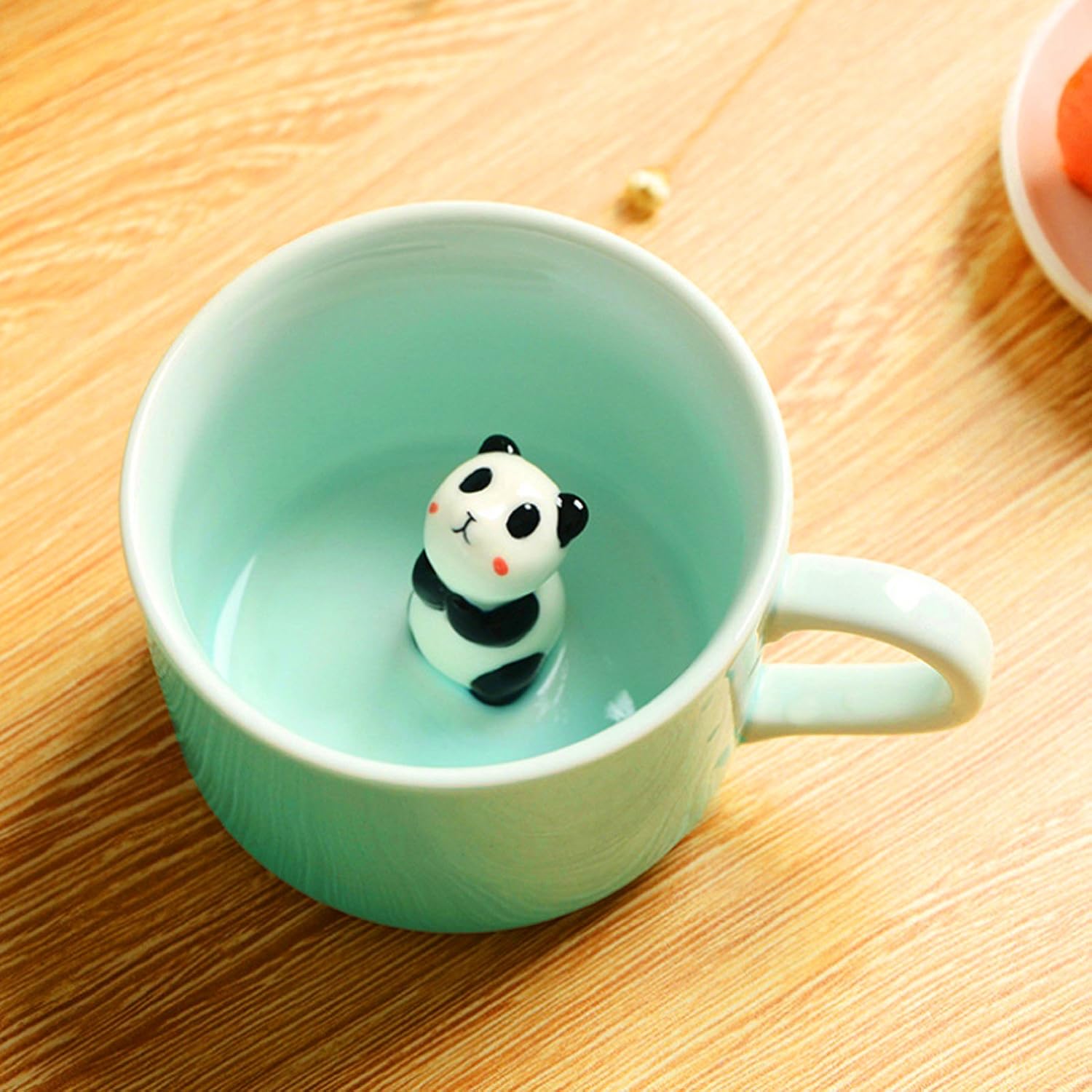 Panda Surprise 3D Coffee Mug Cute Cartoon Animal Ceramics Cup Baby Animal Inside...