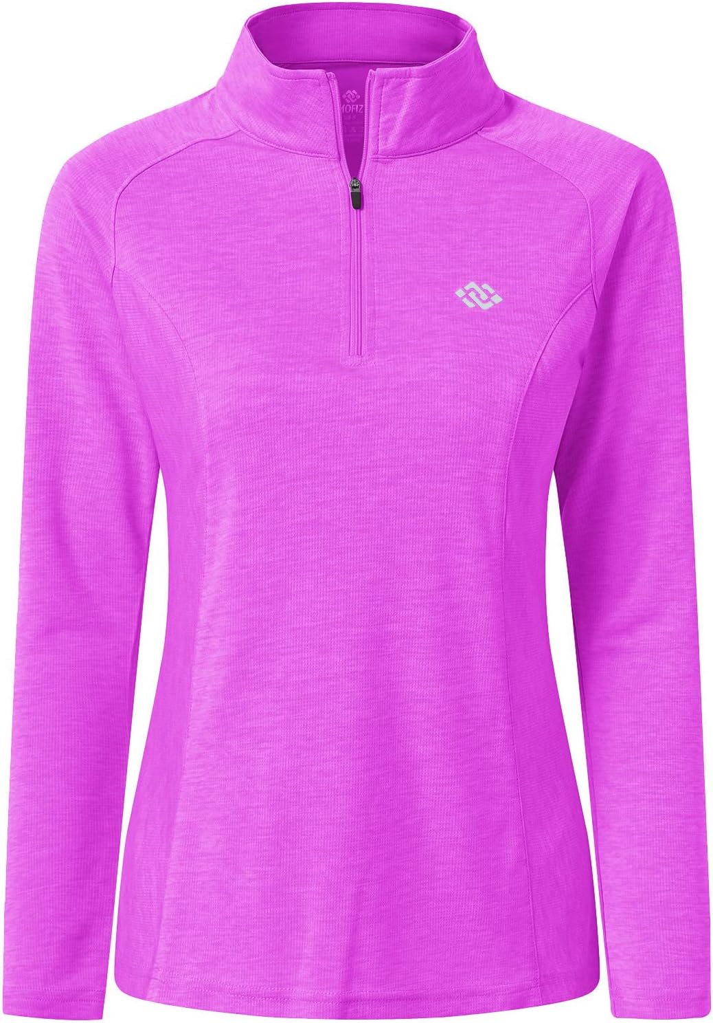 MoFiz Women's Long Sleeve Golf Polo Shirt 1/4 Zip UPF 50+ Sun Protection Quick D...