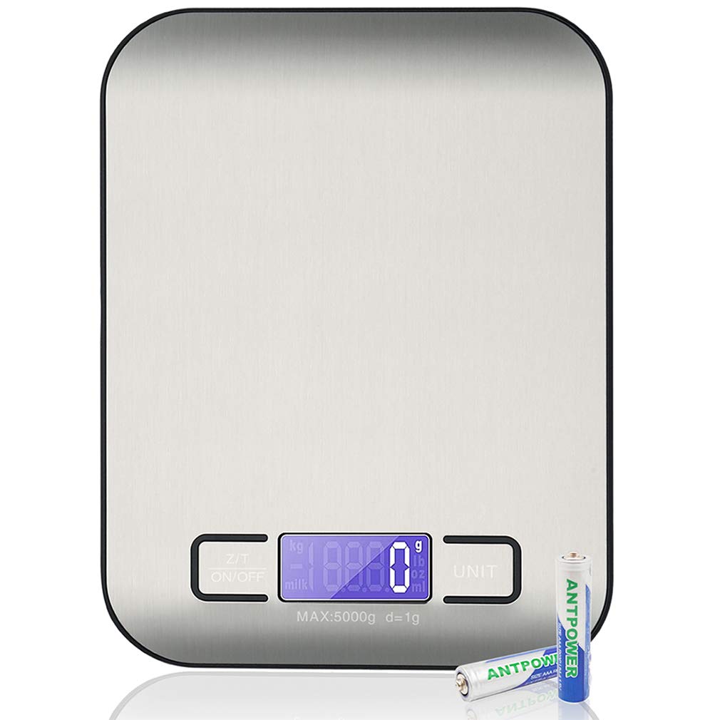 Kitchen Scales Digital, 11lb/5kg Ultra Thin Food/C...