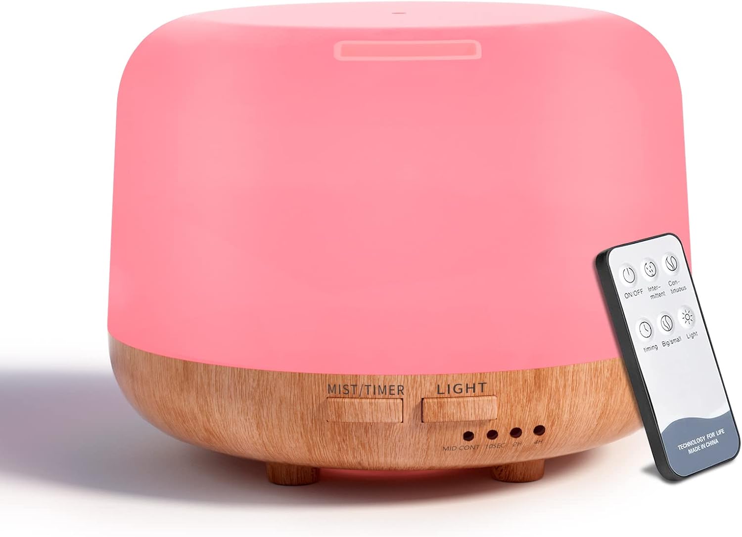 300ML Essential Oil Diffuser,Ultrasonic Humidifier Aromatherapy Diffuser with 7...