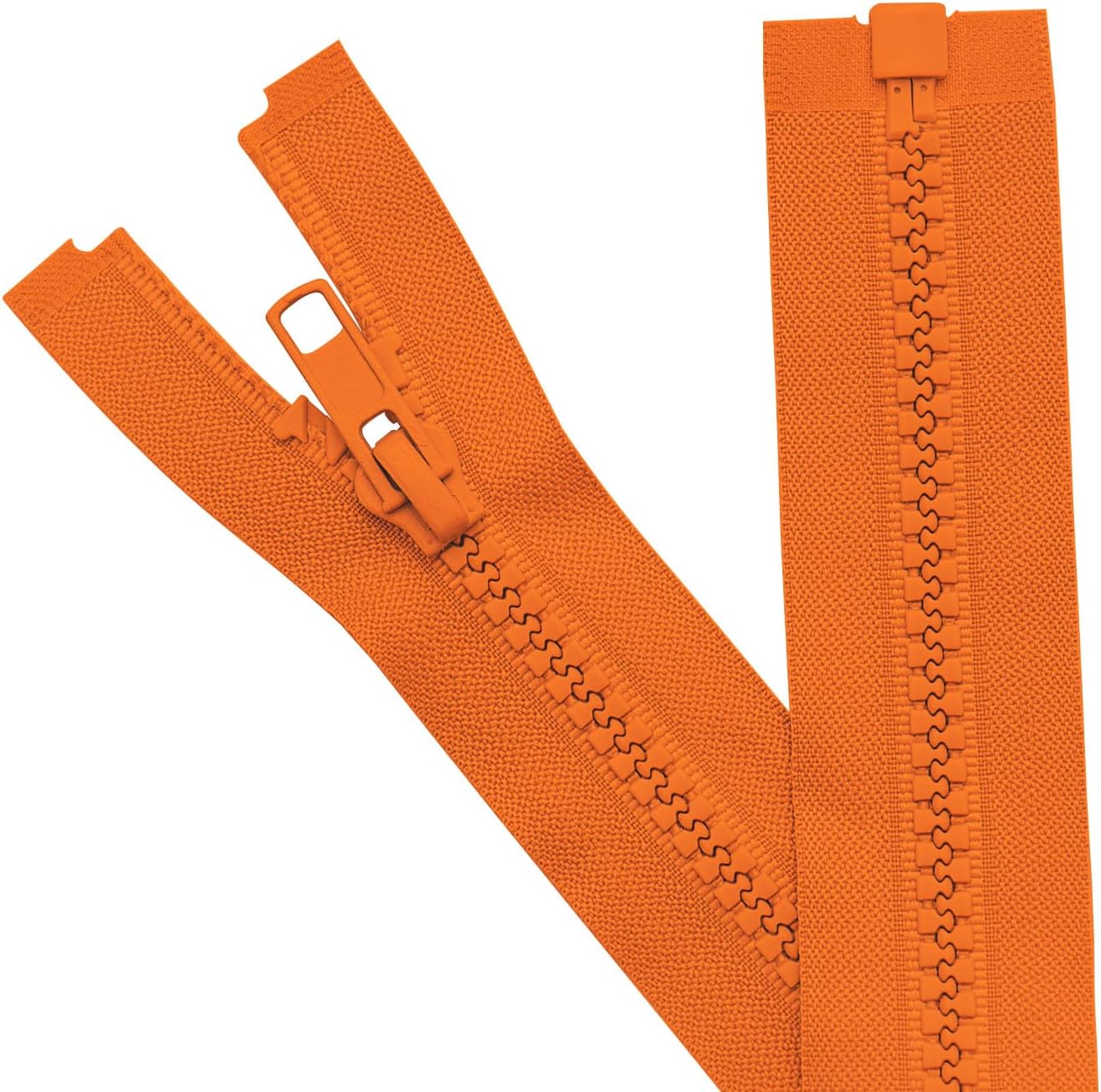 Sawoake 2PCS #5 14 Inch Separating Jacket Zippers for Sewing Coats Jacket Zipper...