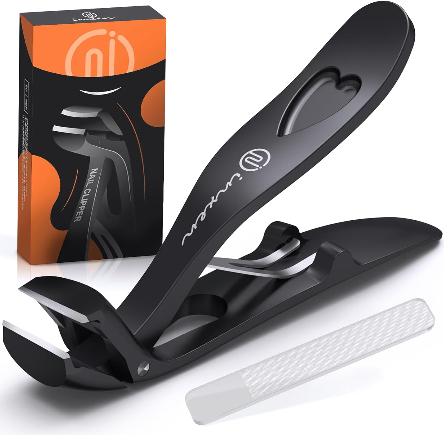 Angled Head Nail Clippers for Thick Nails, Ergonomic Toe nail Clippers for Thick...