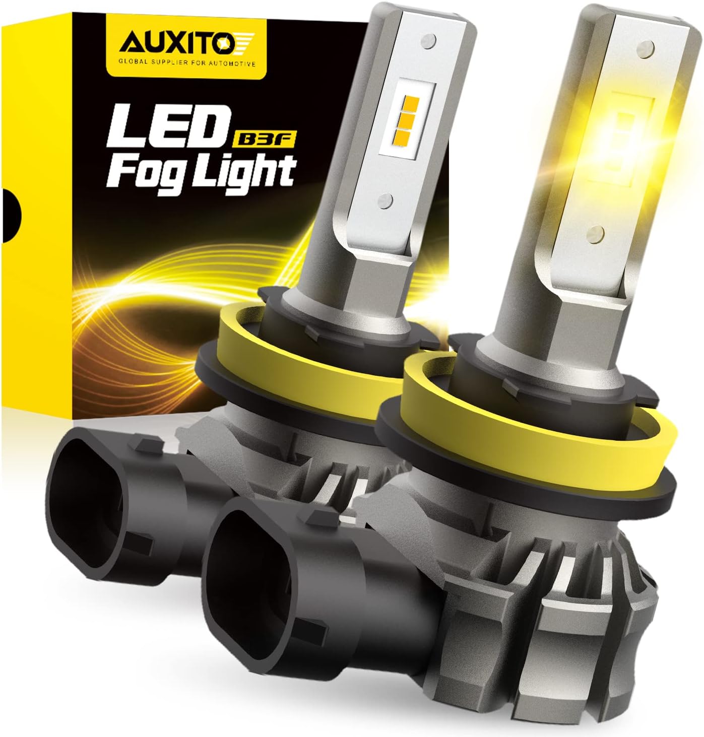 AUXITO H11/H8/H16 LED Fog Light Bulbs or DRL, 6000...