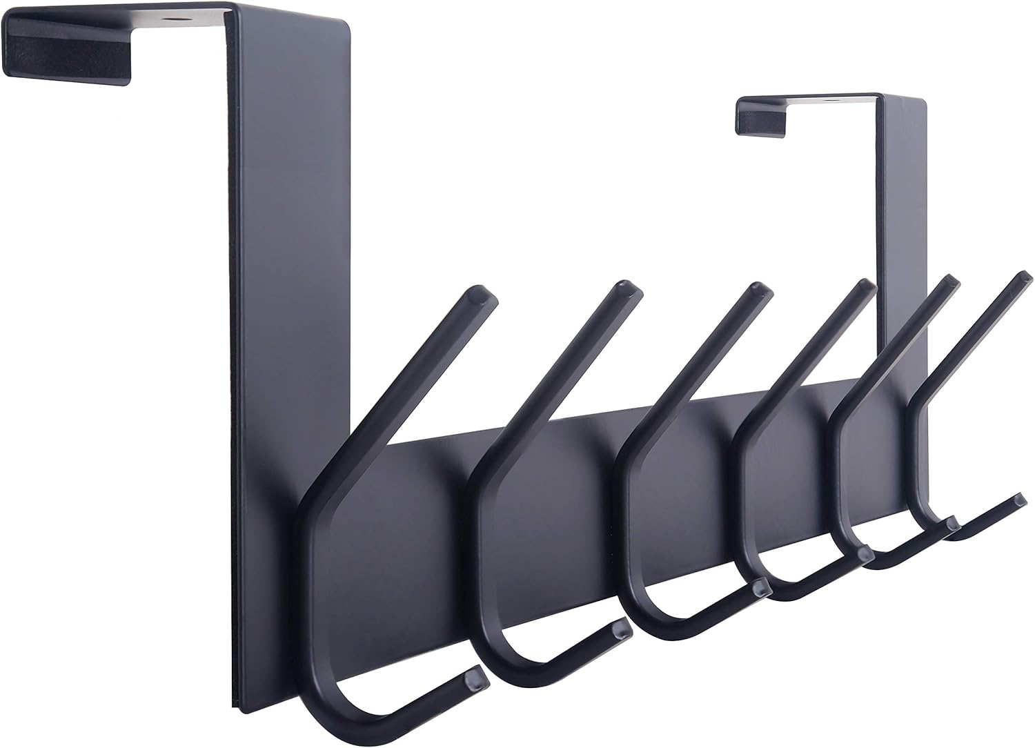 WEBI Over The Door Hook Door Hanger:Over The Door Towel Rack with 6 Coat Hooks f...