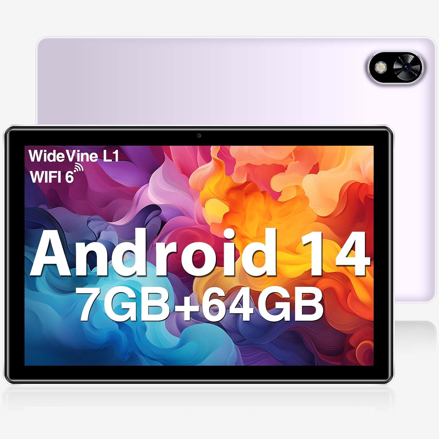 DOOGEE U9 Tablets 10 inch Android 14 Tablet PC, 7GB RAM+64GB ROM(1TB TF), Quad-C...