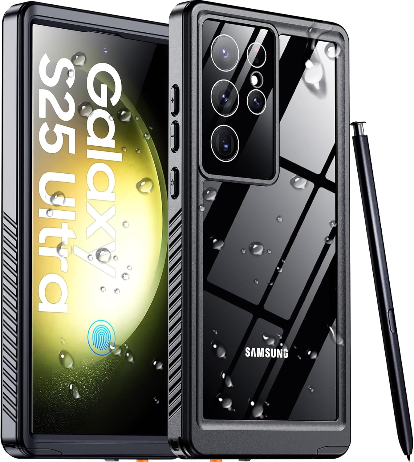 Temdan for Samsung Galaxy S23 Ultra Case Waterproof with Built-in Screen Protect...