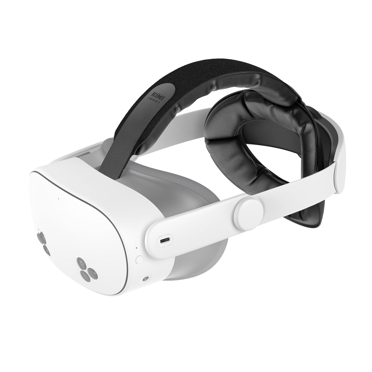KIWI design K4 Comfort Head Strap Accessories for Meta/Oculus Quest 3/3S, Non-Ba...