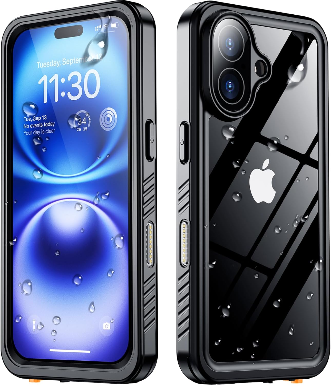 SPIDERCASE for iPhone 16 Case Waterproof, Built-in Lens & Screen Protector, Full...