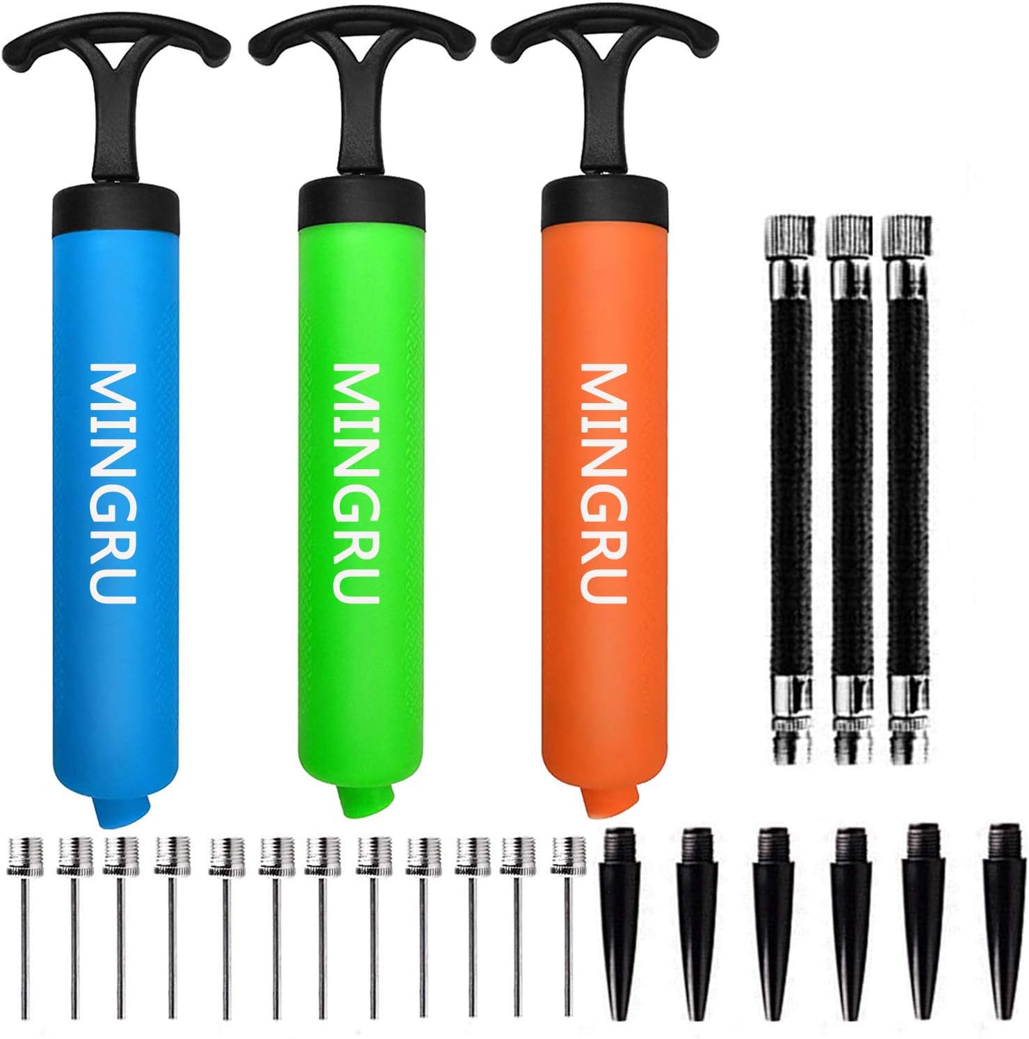 Ball Pump for Basketball, Soccer, Volleyball, Rugby, Water Polo Ball & Other Inf...