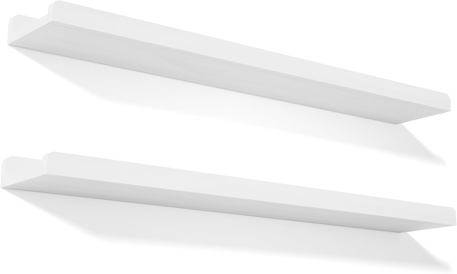 Love-KANKEI 36 Inch Long Floating Shelves Wall Mounted Set of 2, Large Wood Wall...