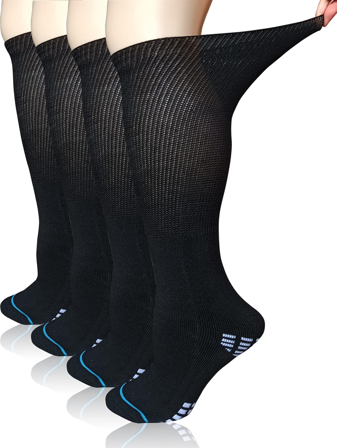 COIYUFUX Extra Width Socks For Bariatric Diabetic For Men Women, Cast Lymphedema...