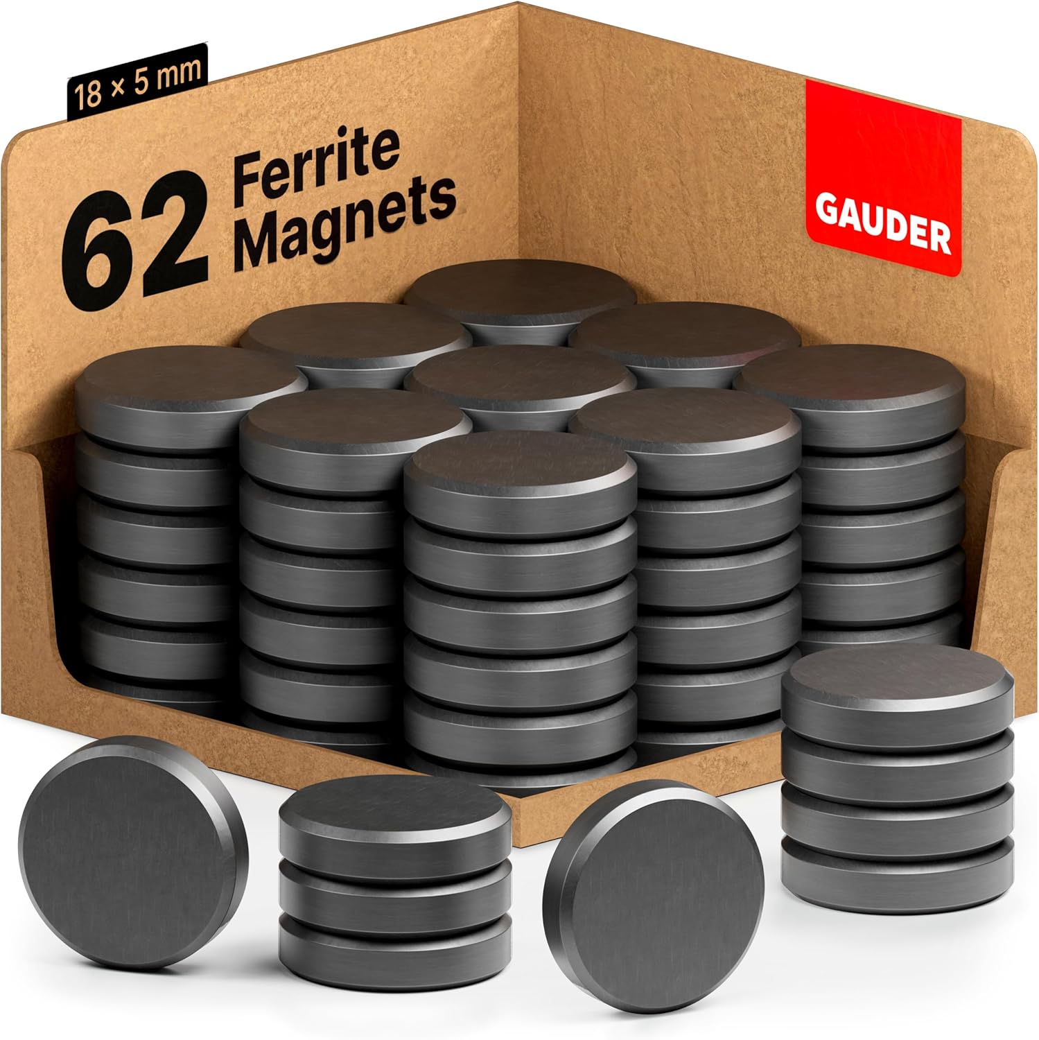GAUDER Magnets for Whiteboard, Notice Board & more | Small Magnets for Crafts |...