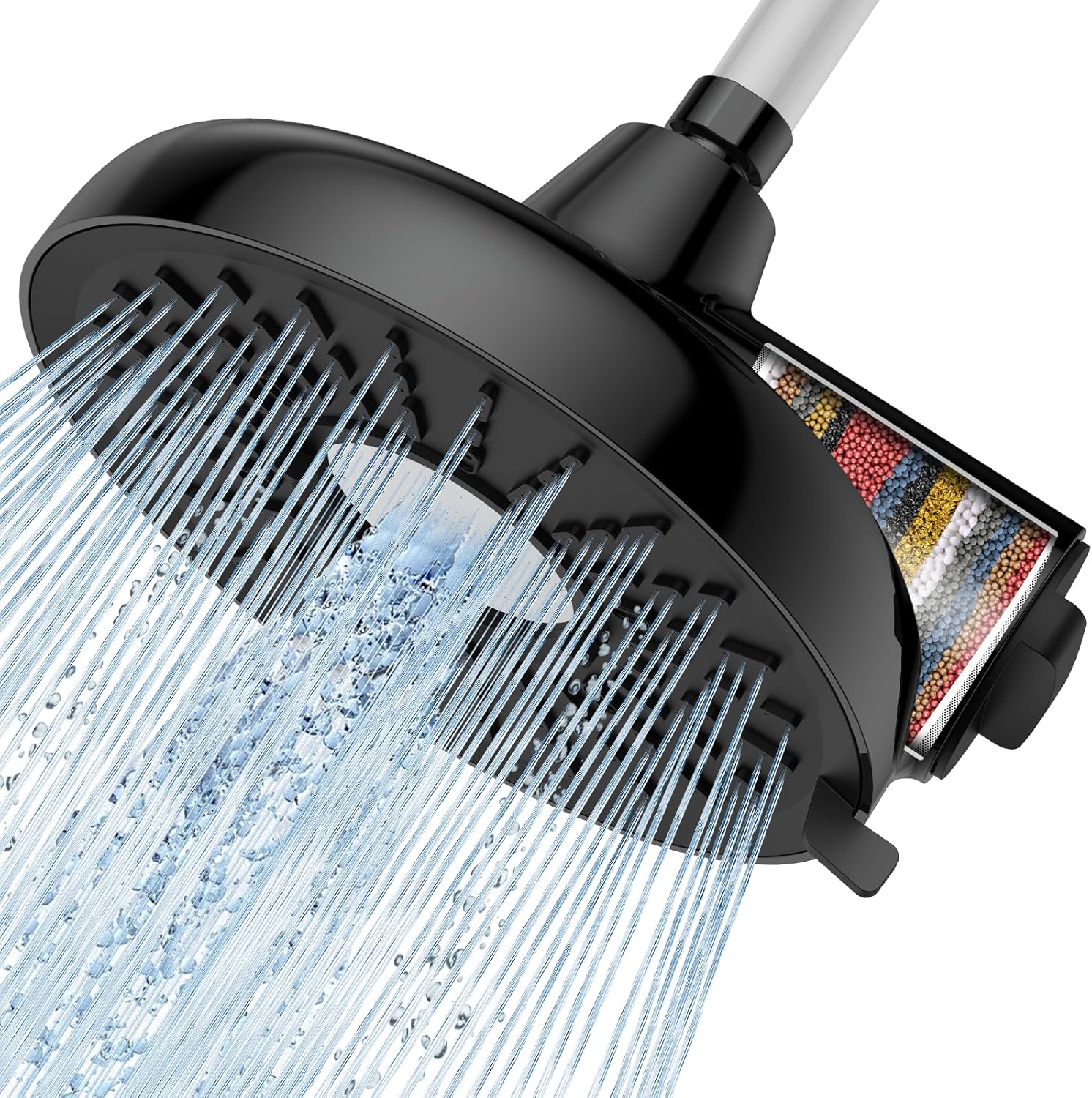 Filtered Shower Head- 8 Inches High Pressure Fixed Rain Showerhead with Filter -...