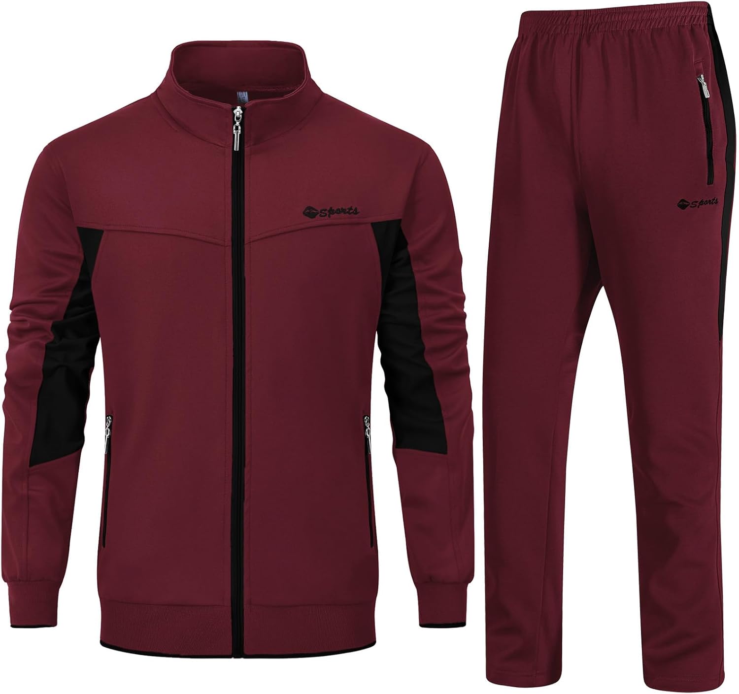 Rdruko Men's Tracksuit Sweatsuits 2 Piece Set Athletic Jogging Gym Activewear Sw...