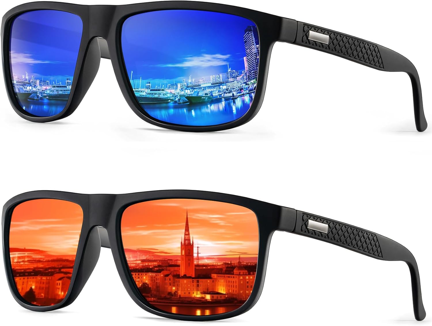 HENGOSEN Polarised Sunglasses Men Sports: Mens Sunglasses Fishing Driving Runnin...