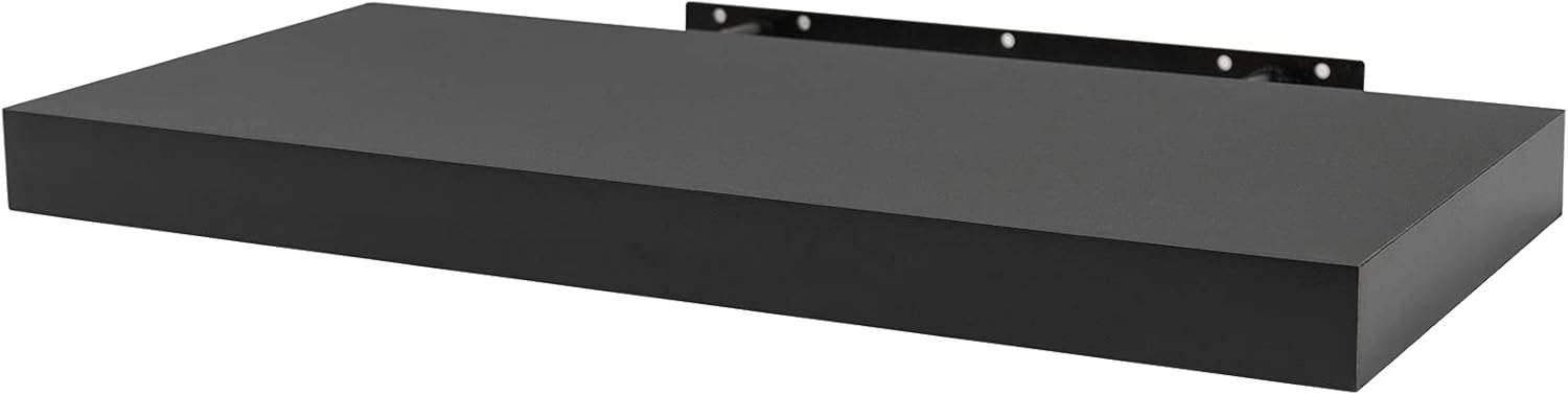 WOLTU Floating Shelves, Black Floating Shelves for Wall with Strong Bracket,Idea...