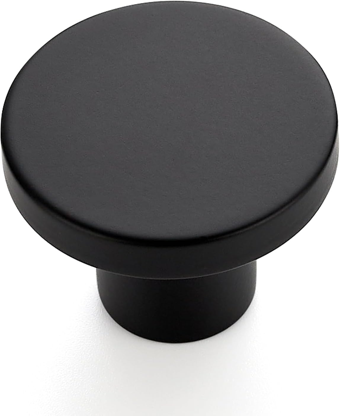 Ravinte 10 Pack Matte Black Cabinet and Drawer Knobs - 1-1/5 Inch Round Pulls fo...