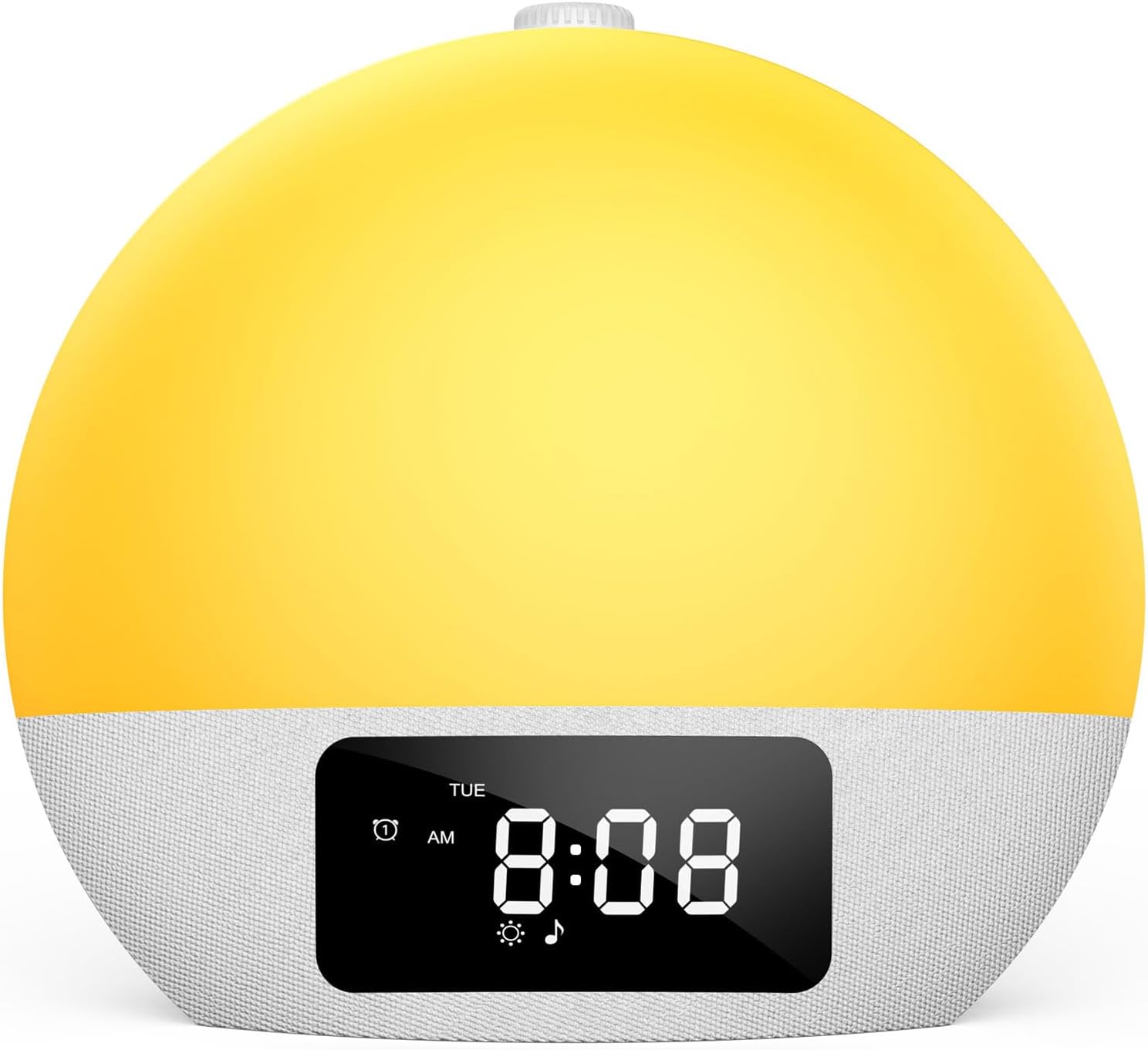 Wake-up Light, Sunrise/Sunset Alarm Clock, 9Min Snooze, Bedroom Night Lamp, 25 S...