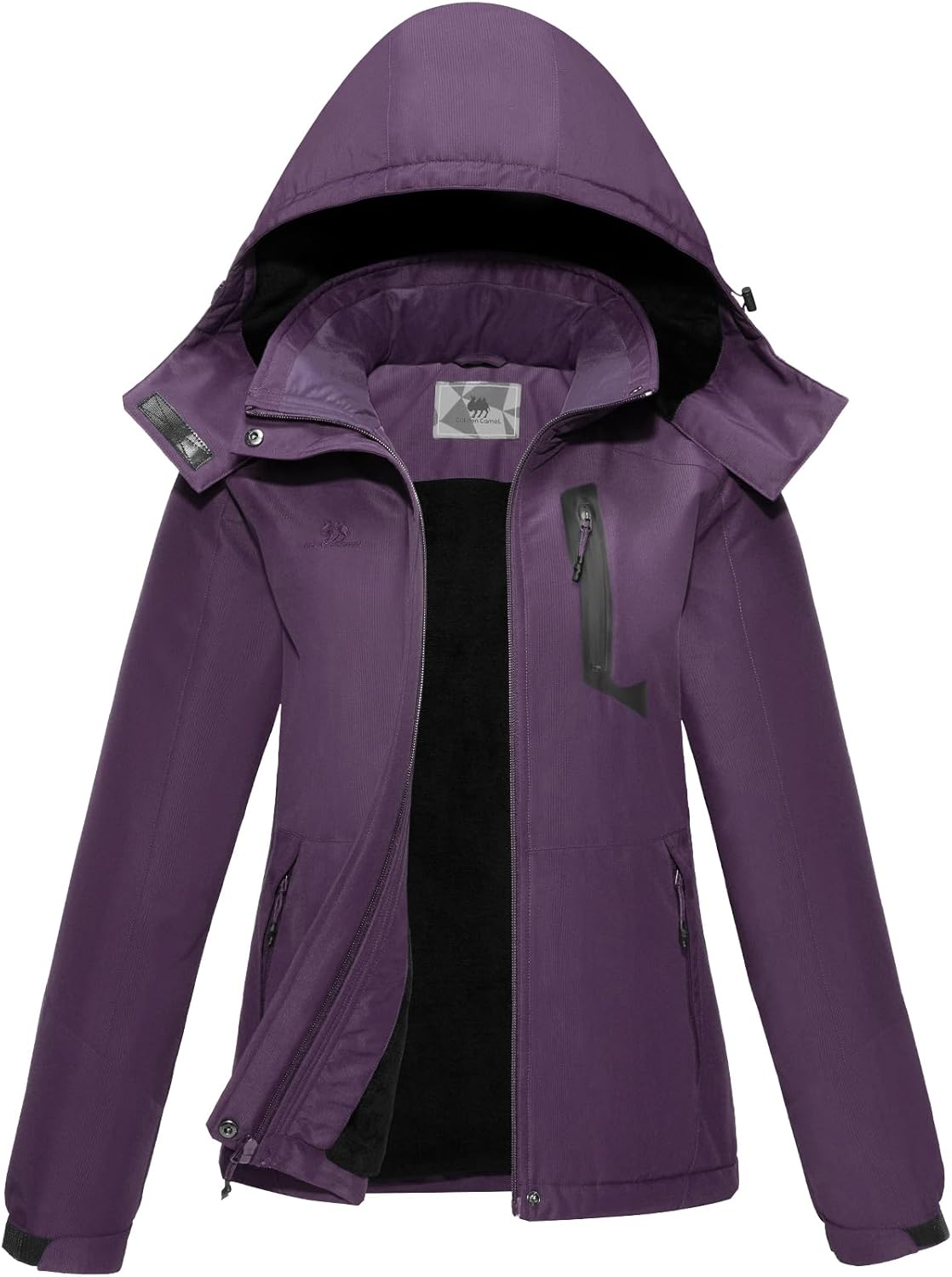 GOLDEN CAMEL Women's Winter Jacket Windproof Ski Snow Jacket Waterproof Thicken...