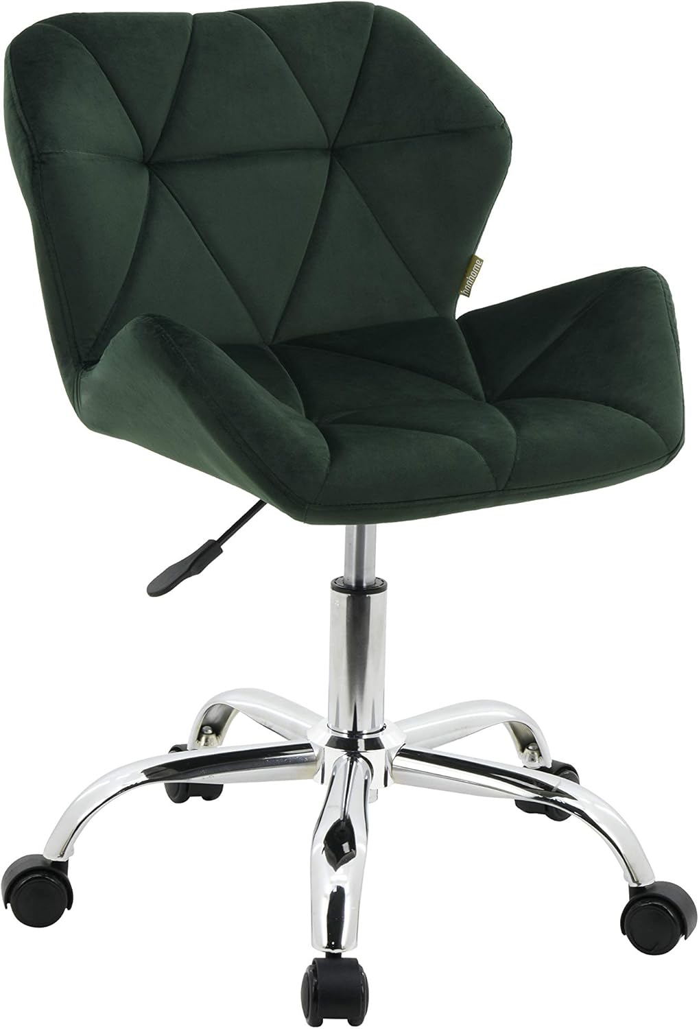 HNNHOME Modern Eris Padded Swivel Fabric Home Office Desk Computer Chair, Height...