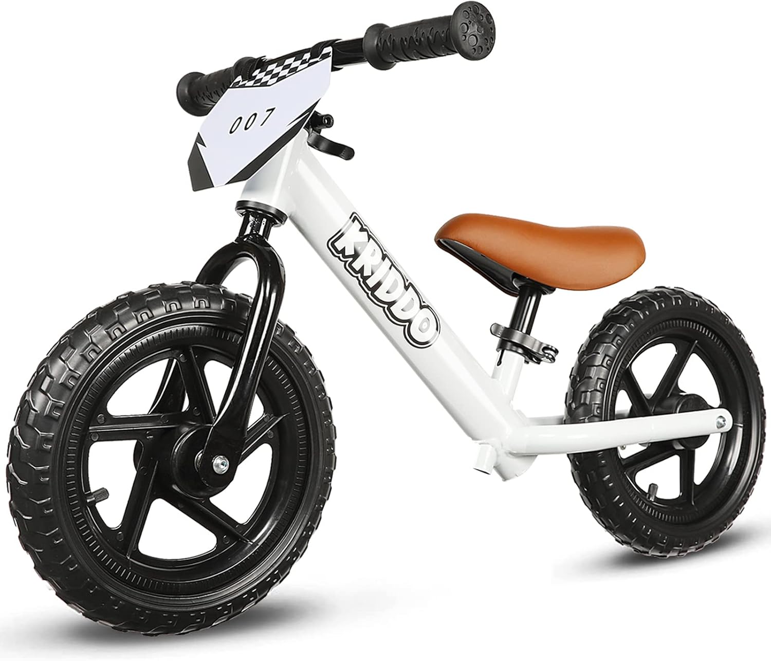 KRIDDO Toddler Balance Bike 2 Year Old, Age 18 Months to 5 Years Old, 12 Inch Pu...