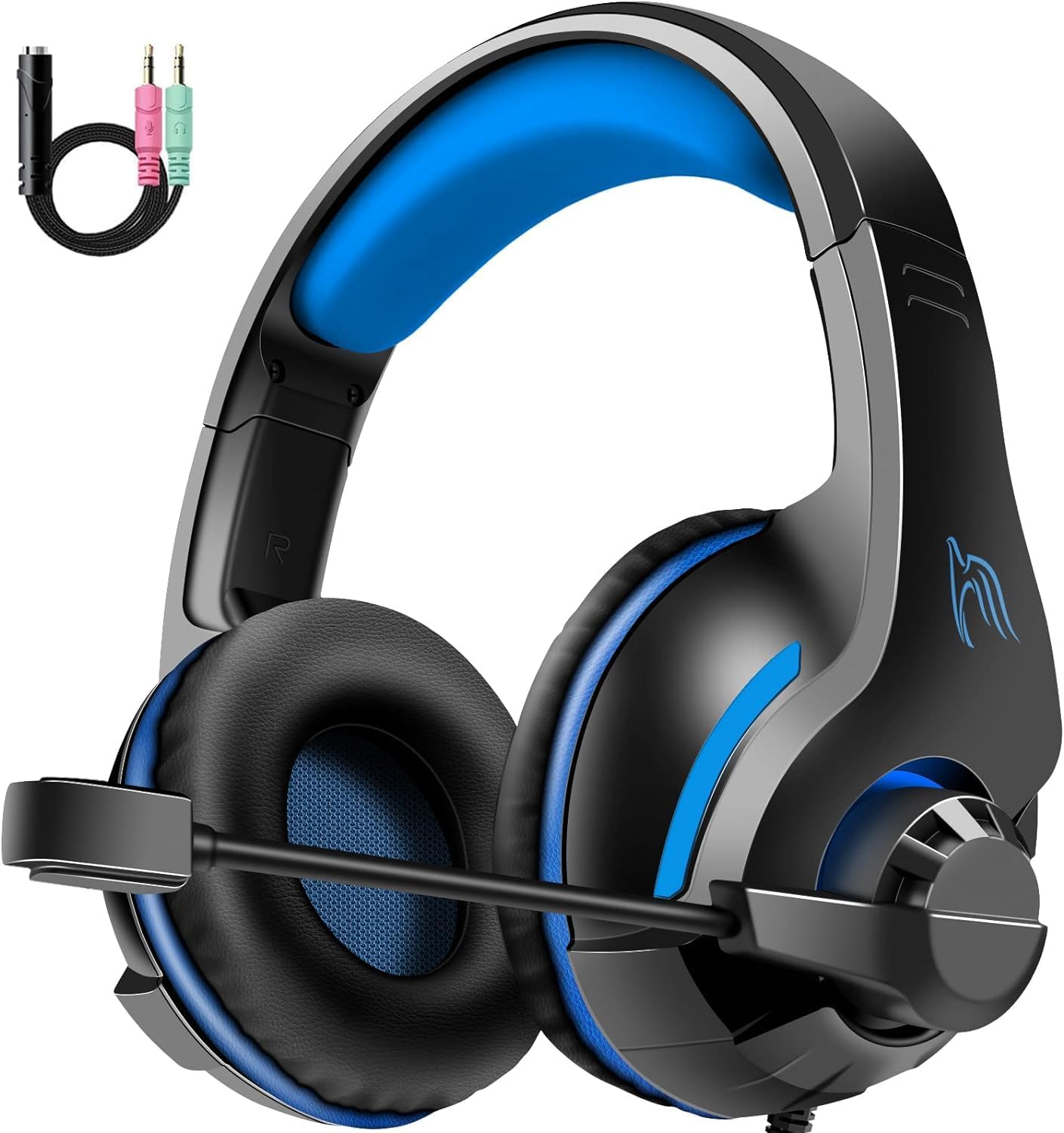 YINSAN Gaming Headset for PS5 PS4 Xbox Series X/S Nintendo Switch Xbox One PC, W...