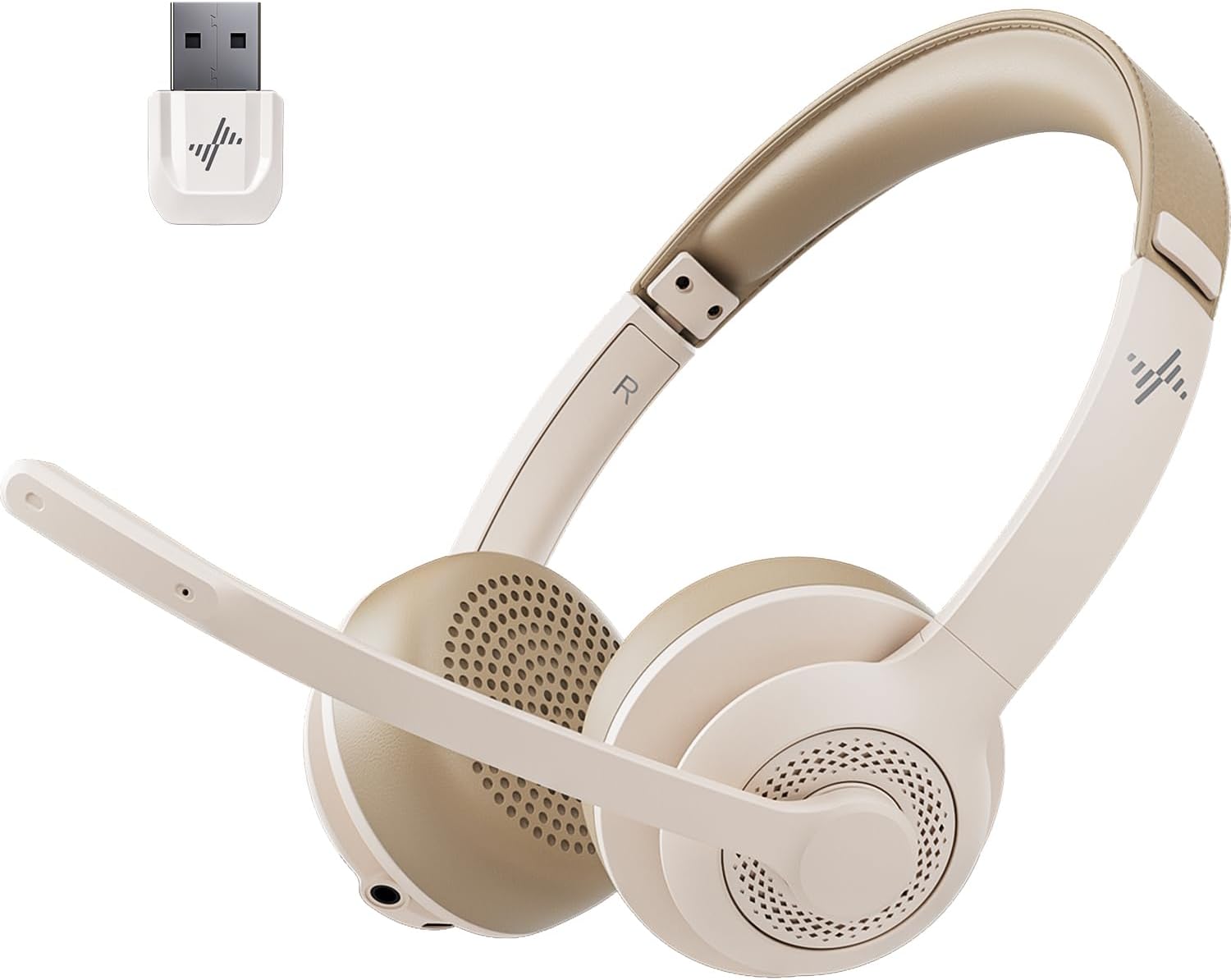 Wireless Headset with AI Noise Cancelling Microphone Bluetooth Headset - Bluetoo...