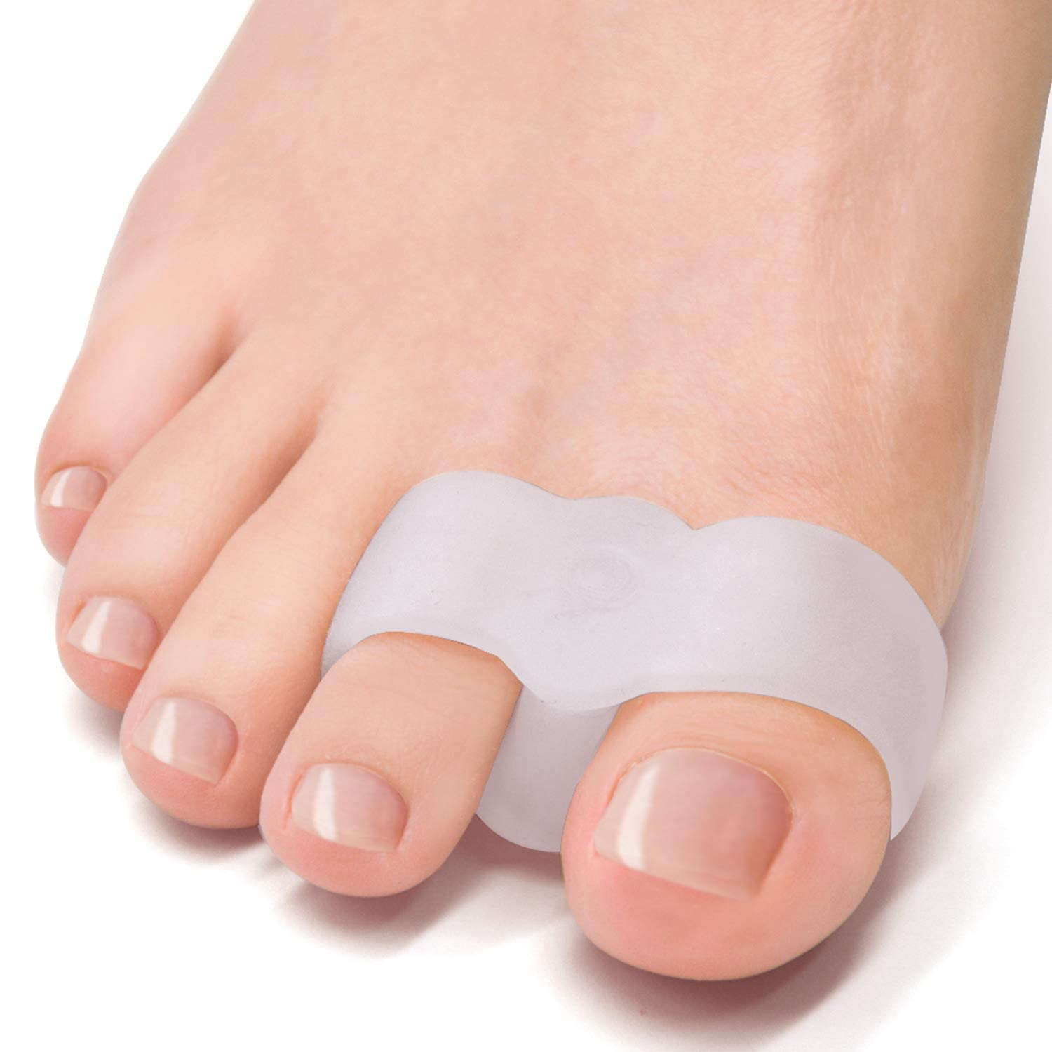 Welnove Pack of 12 Bunion Corrector, Toe Separators with 2 Loops, Big Toe Space...