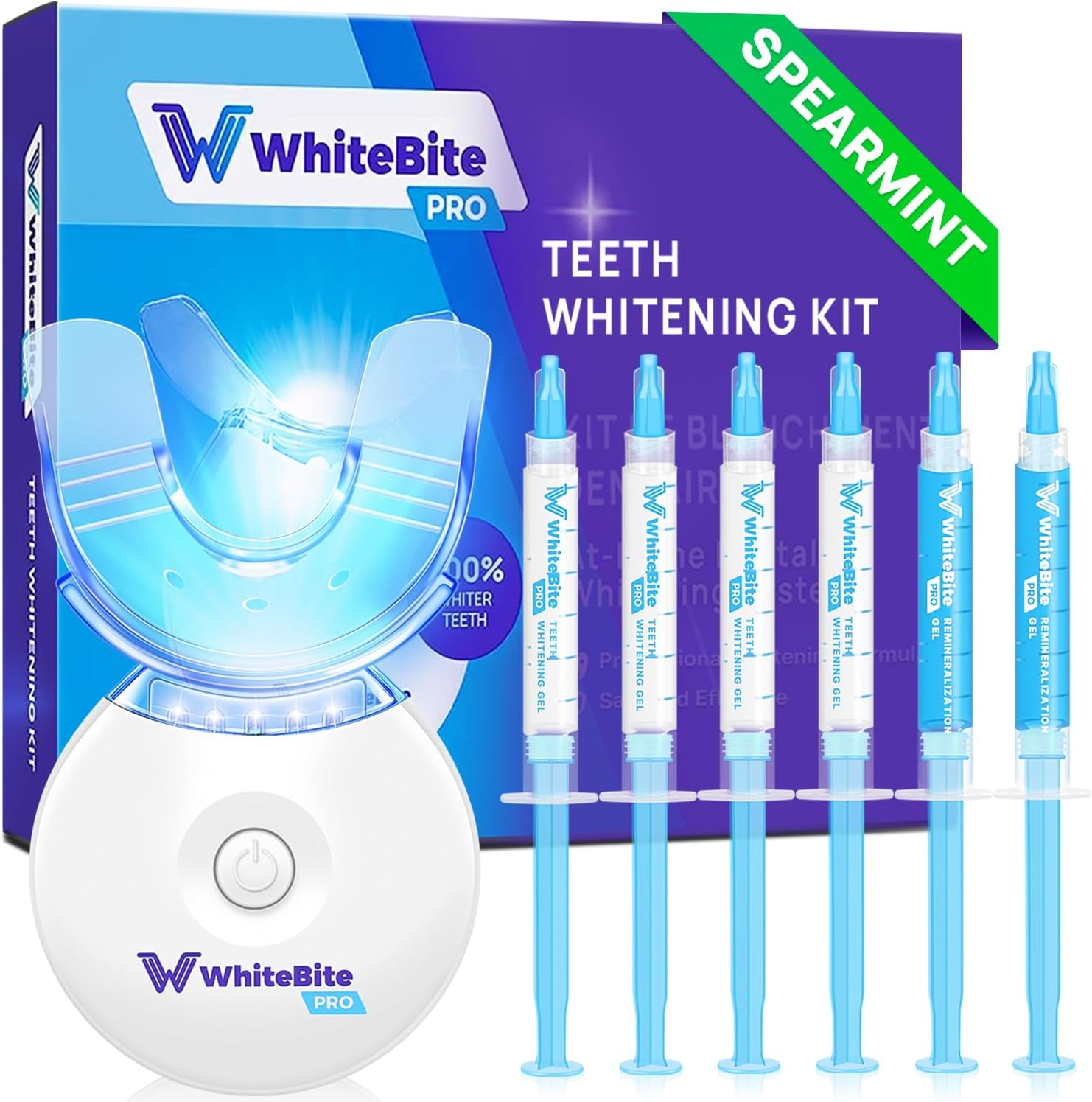 Whitebite Pro Professional Teeth Whitening Kit with Gels for Sensitive Teeth: Te...