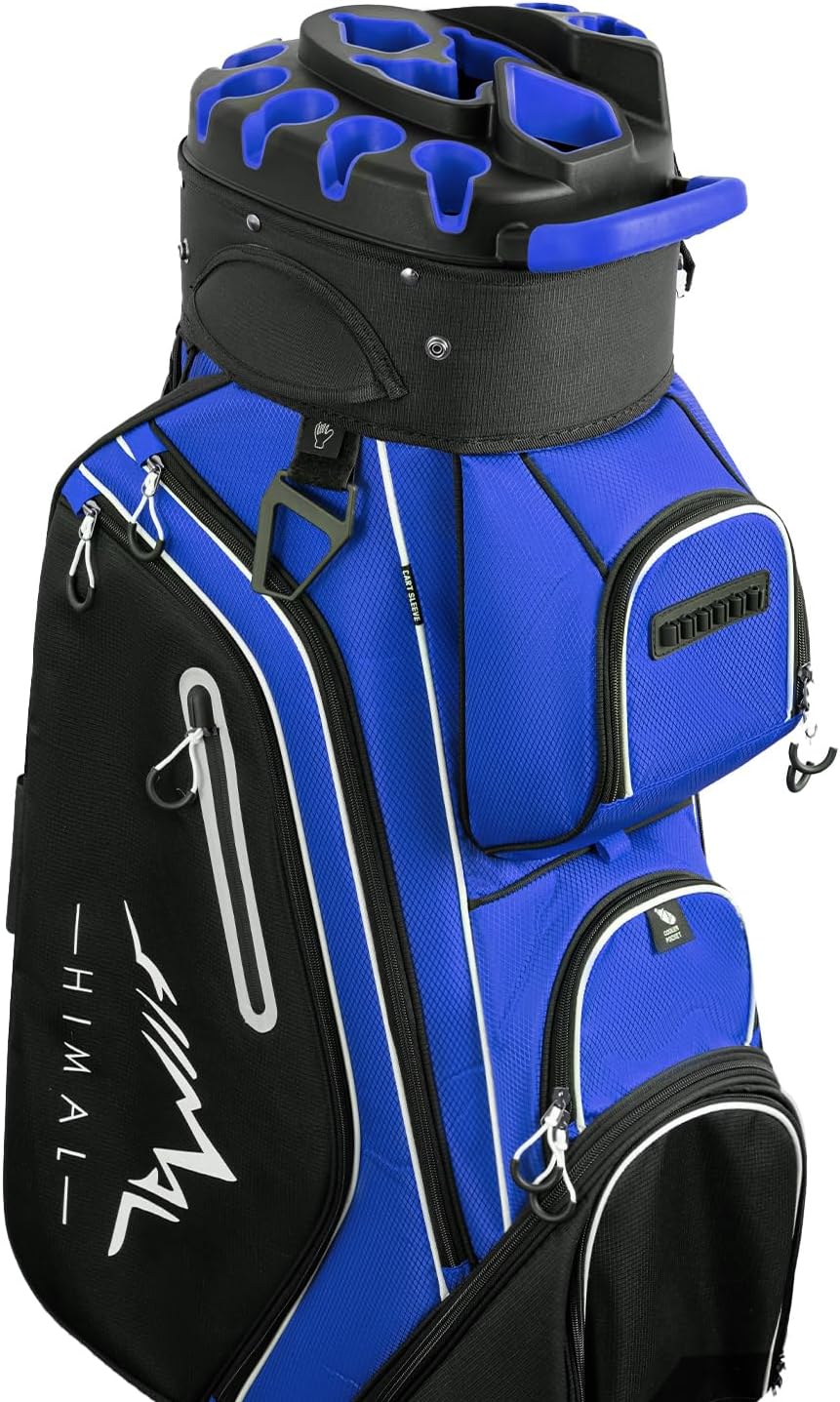 14-Way Golf Cart Bag Pro with Full Length Divider Top, Golf Bag for Men with Han...