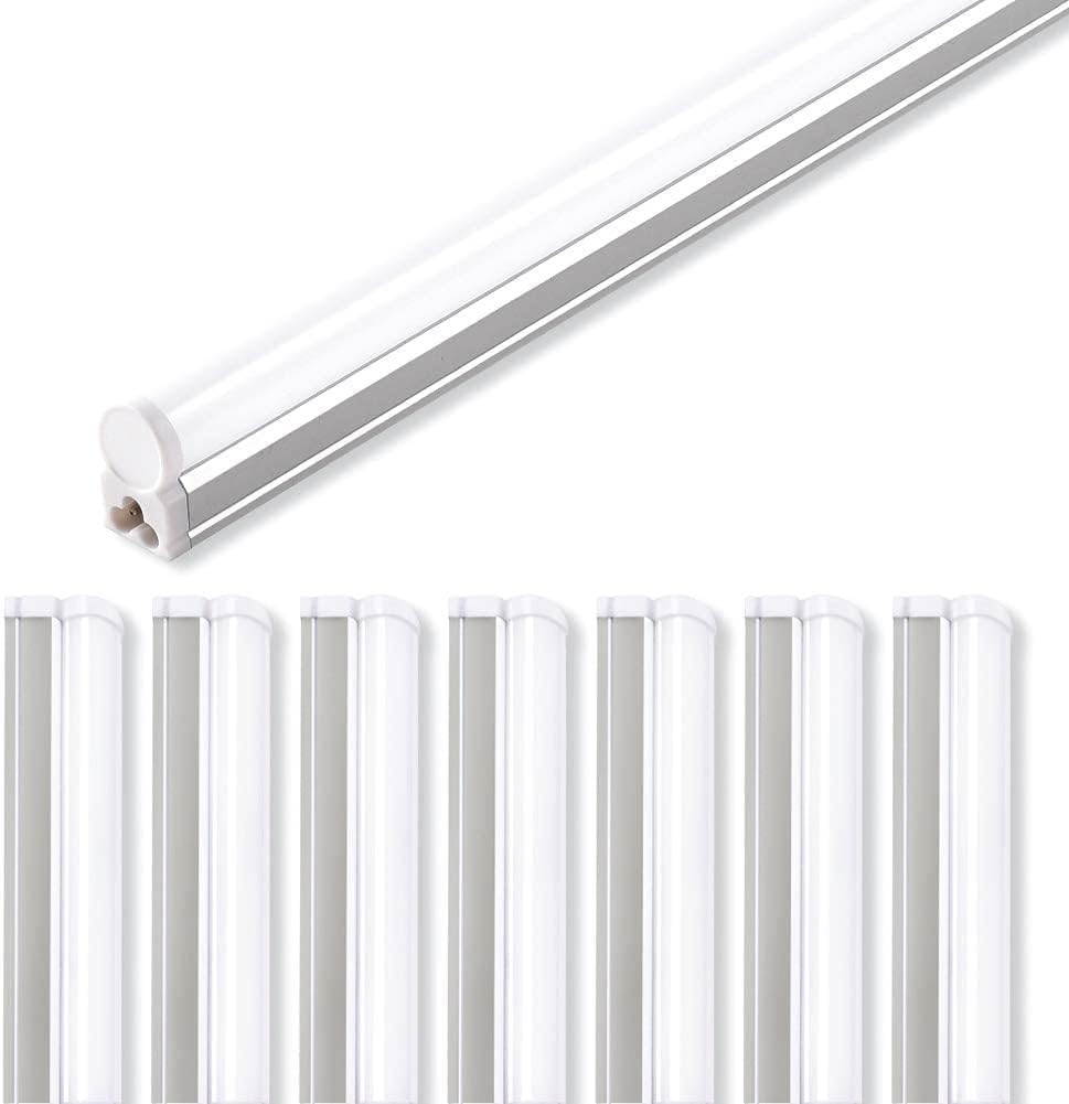 Barrina LED Shop Light 4FT, 2200lm, 4000K Cool White, T5 Led Fixture, Linkable S...