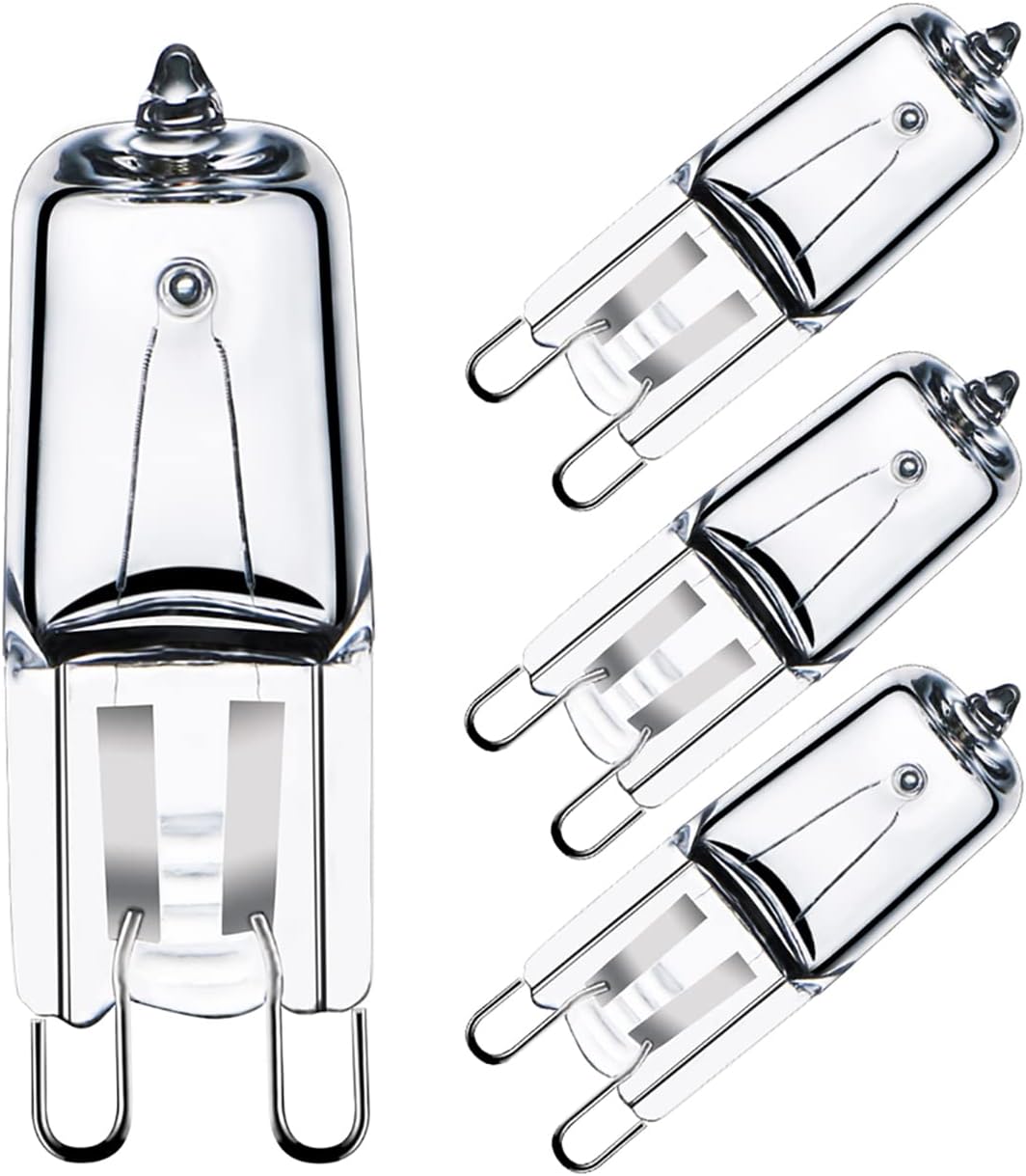 GMY G9 Halogen Oven Bulb 25W 230V G9 Oven Light Bulb Cooker Bulb 300℃ Heat Toler...