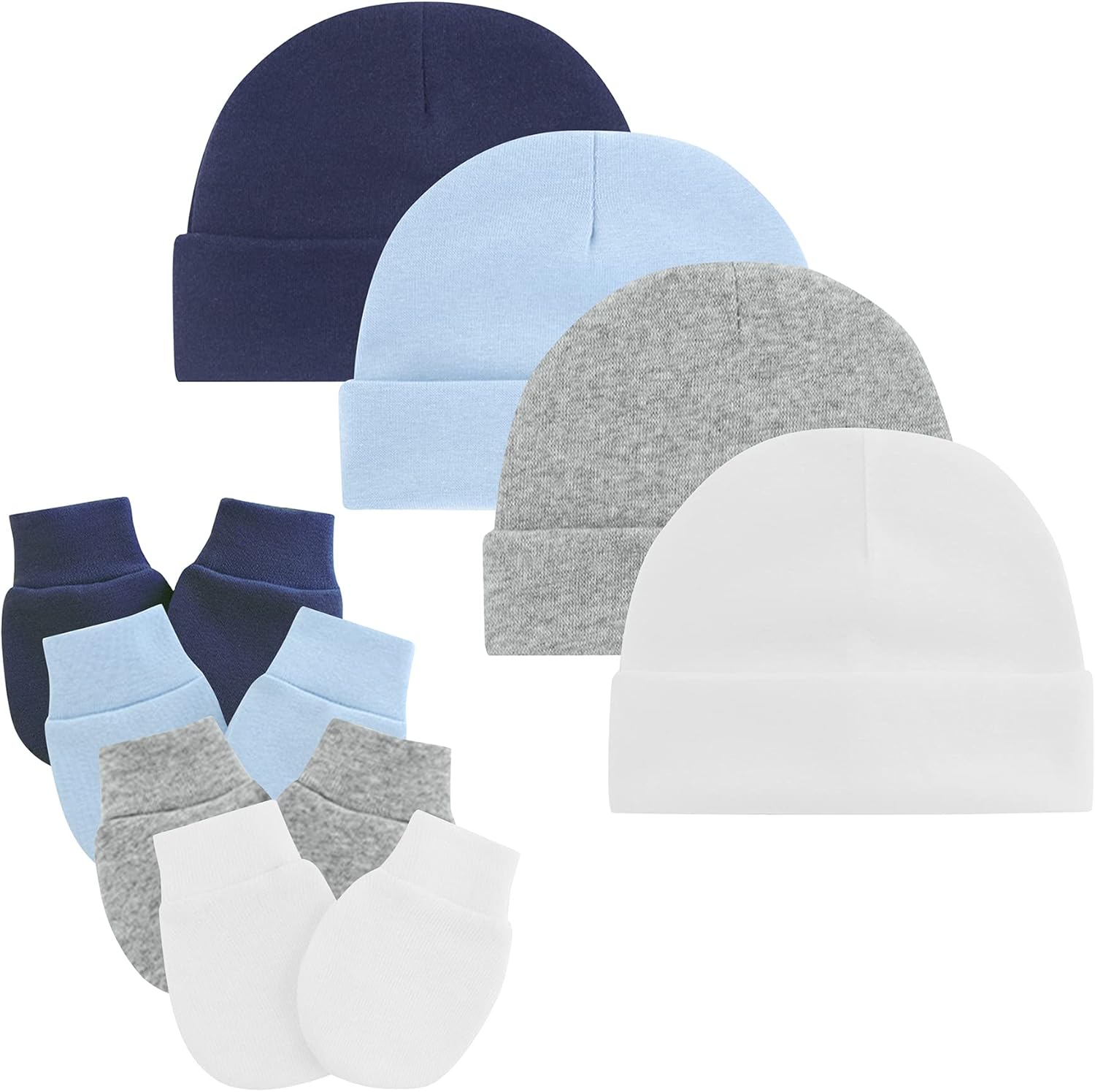 Zando Baby Hats and Mittens Unisex Infant Beanie Caps Newborn Hospital Hat with...