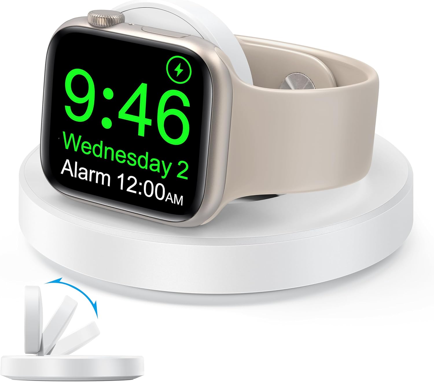 Foldable Watch Charger Compatible With Apple Watch...