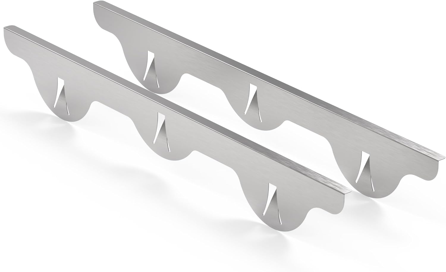 Linda's Essentials Stove Gap Covers Stainless Steel (2 Pack), Heat Resistant Ove...